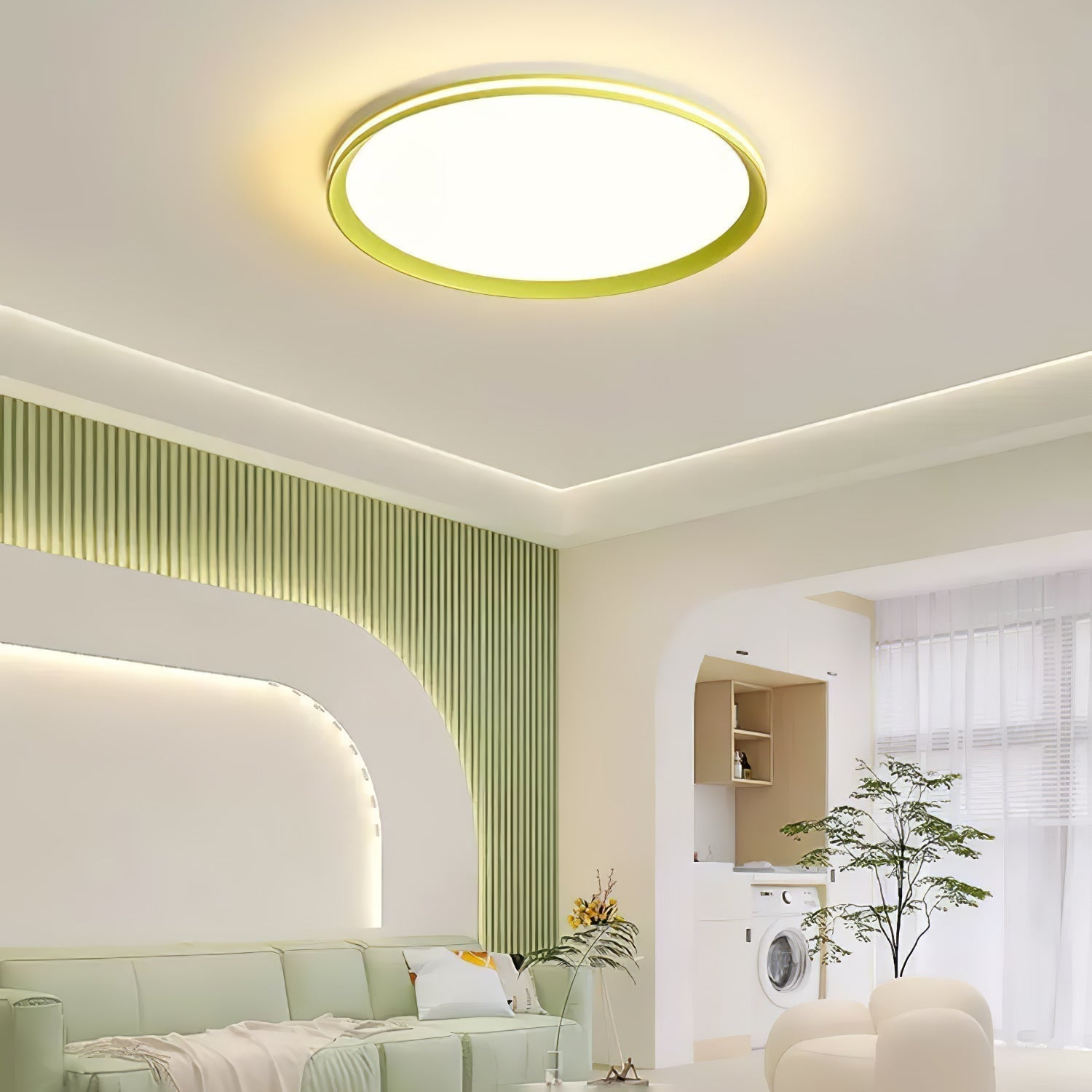 Avtheira Moderne Minimaliste Circulaire LED Plafonnier Lumière