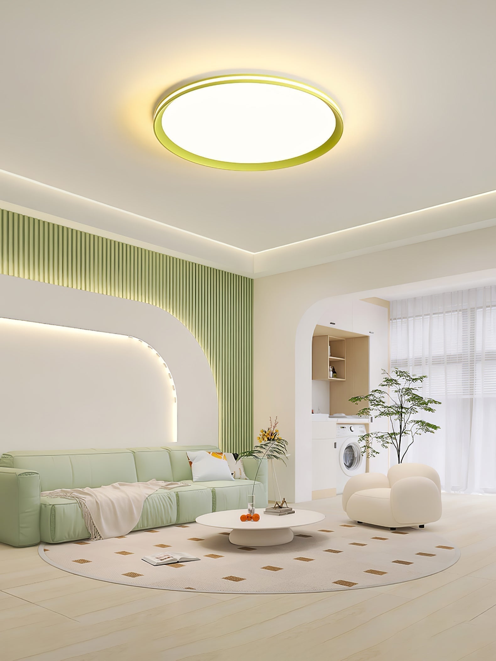 Avtheira Moderne Minimaliste Circulaire LED Plafonnier Lumière