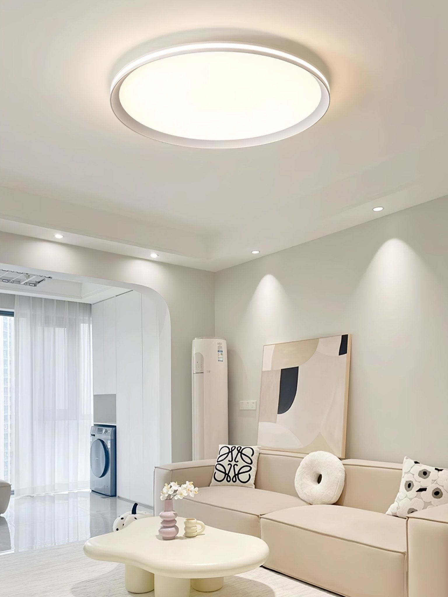 Avtheira Moderne Minimaliste Circulaire LED Plafonnier Lumière