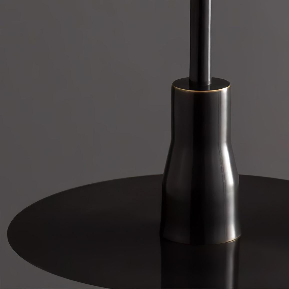 Solara Lampe suspendue en acrylique avec plaque de chapeau chromée moderne