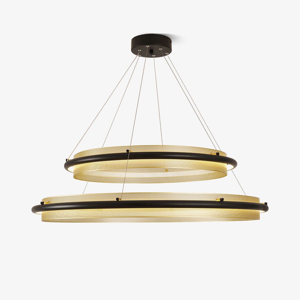 Erveliel Lustre Rond Métal Minimaliste Moderne