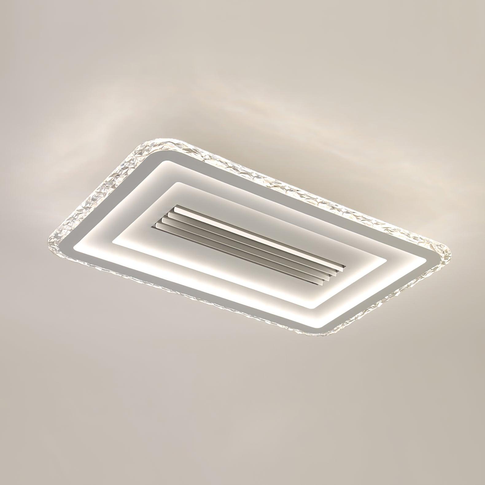 Ulthaara Lampe Plafonnier Rectangulaire Ultra-Fine Minimaliste Moderne