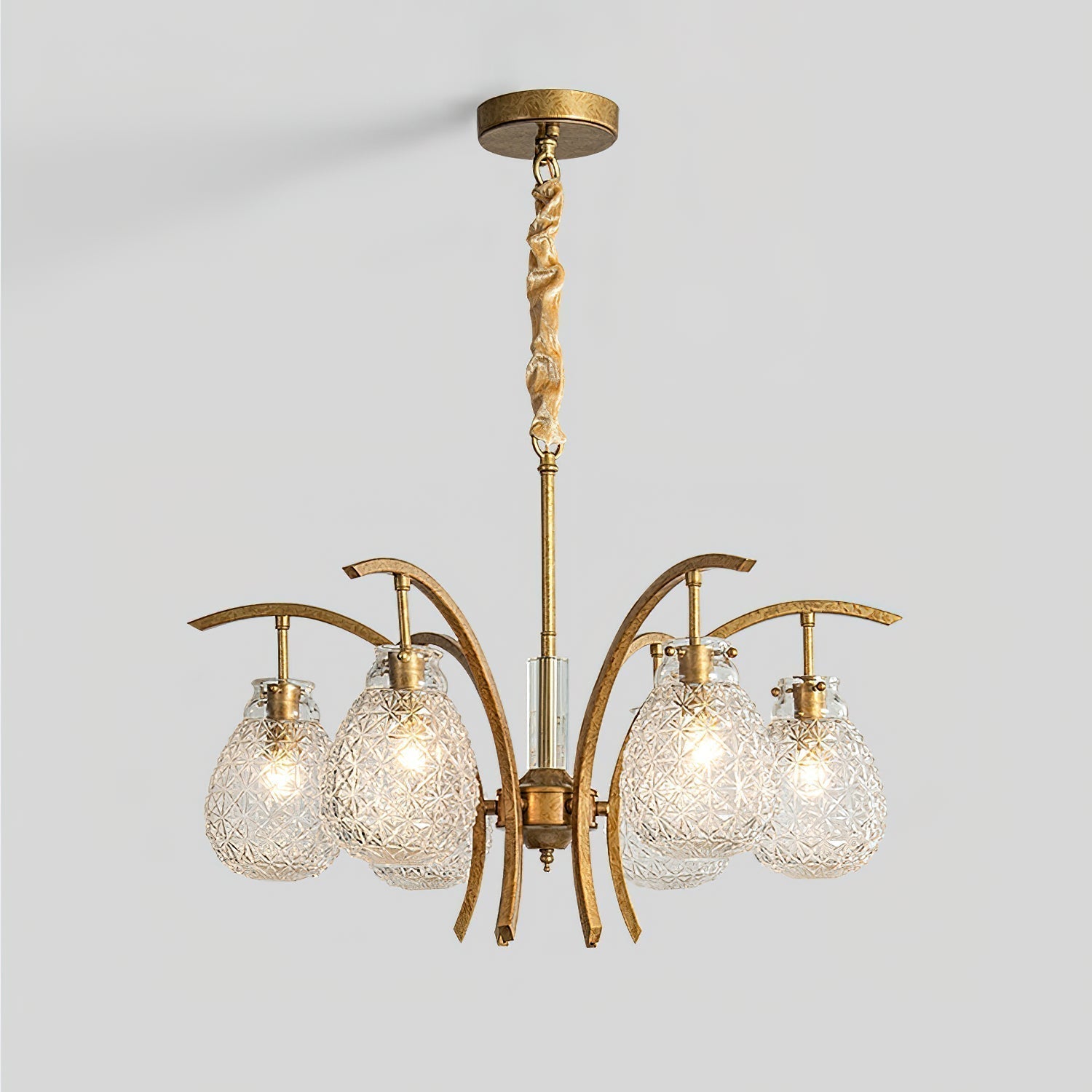 Adams Lustre Verre Luxe Postmoderne
