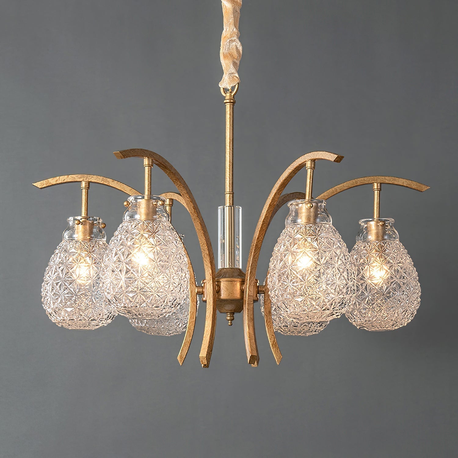 Adams Lustre Verre Luxe Postmoderne