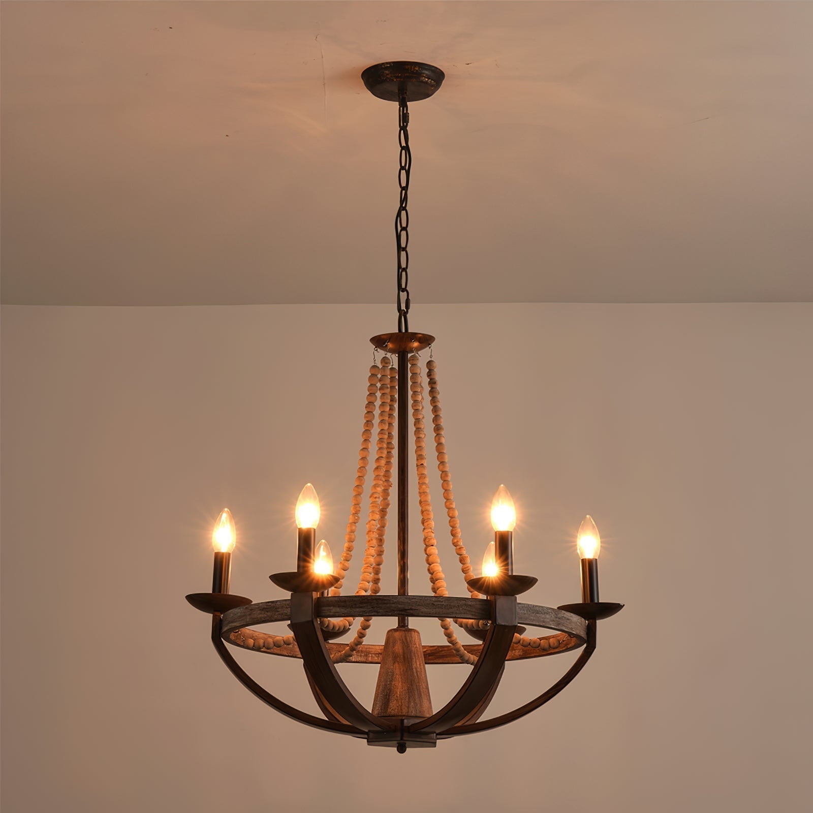 Adan Lustre Bois Moderne Traditionnel