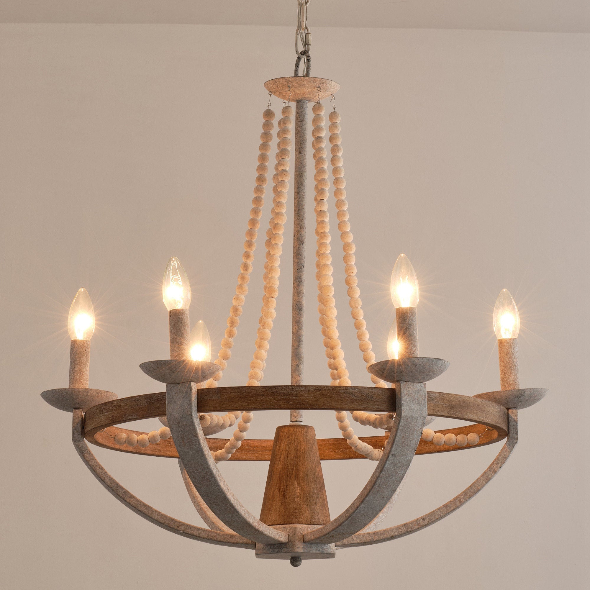 Adan Lustre Bois Moderne Traditionnel
