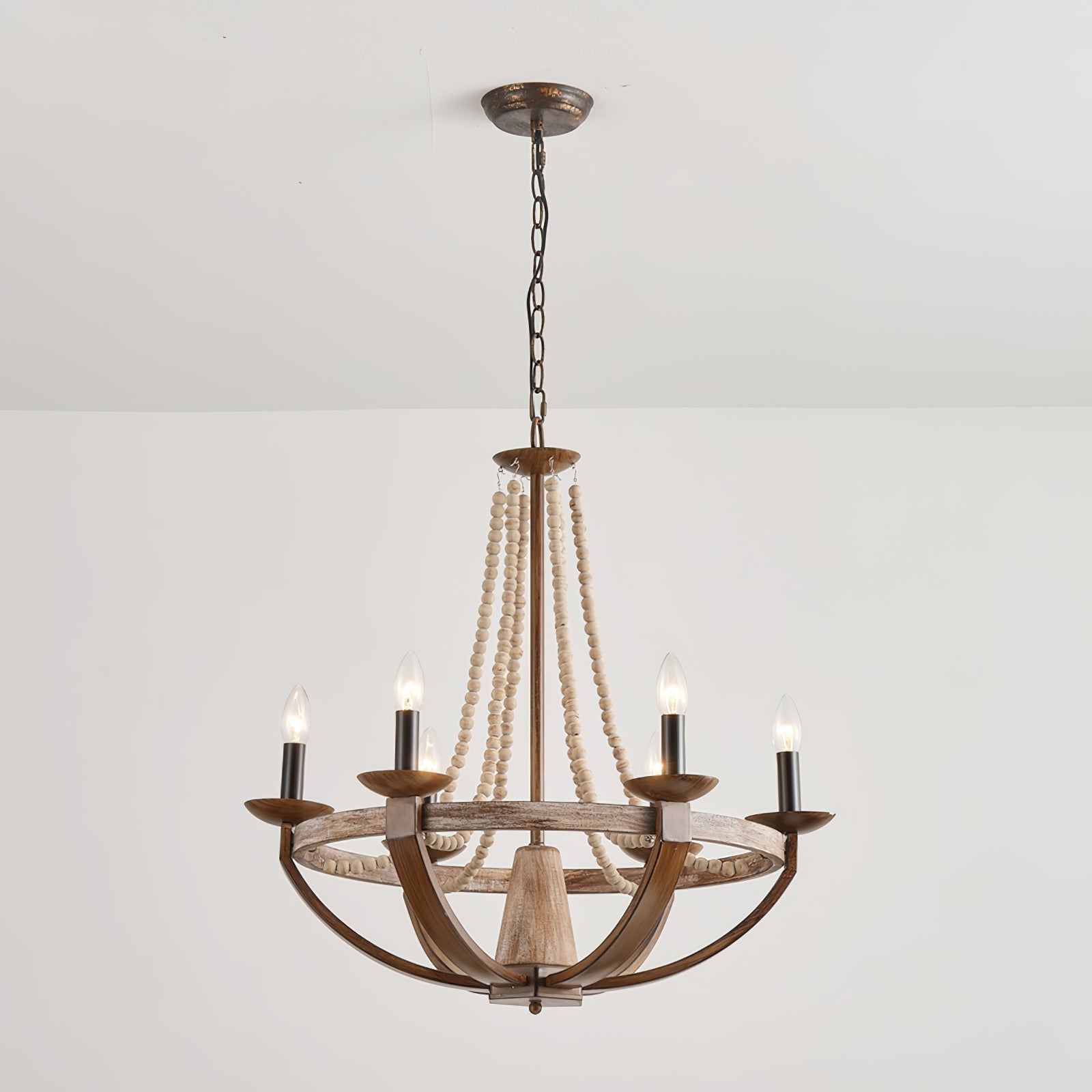Adan Lustre Bois Moderne Traditionnel