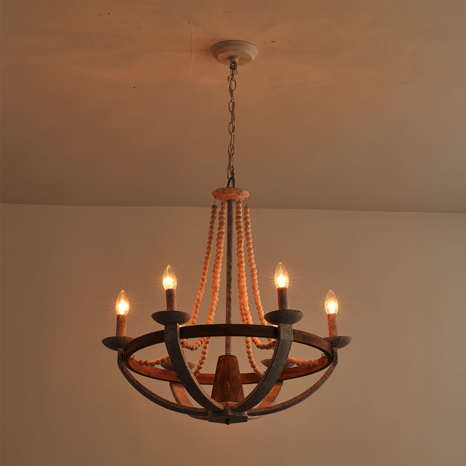 Adan Lustre Bois Moderne Traditionnel