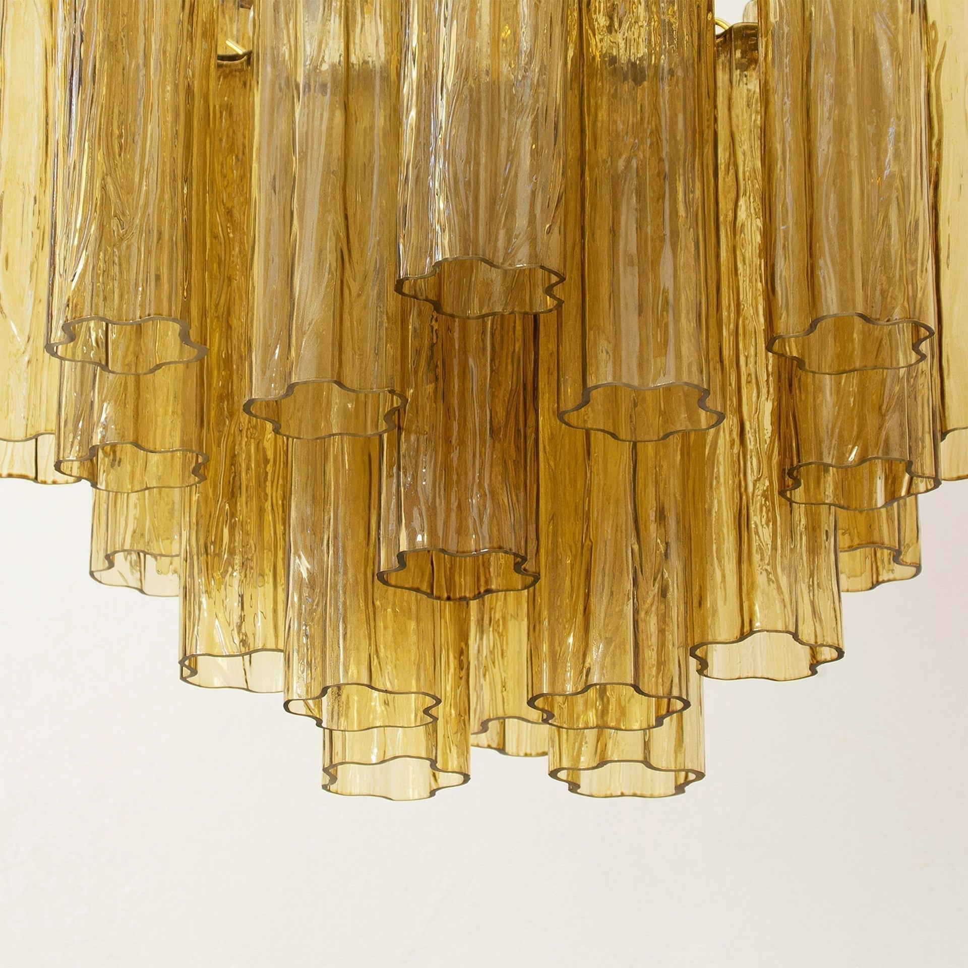 Aurora Lustre Verre Tube Superposé Luxe