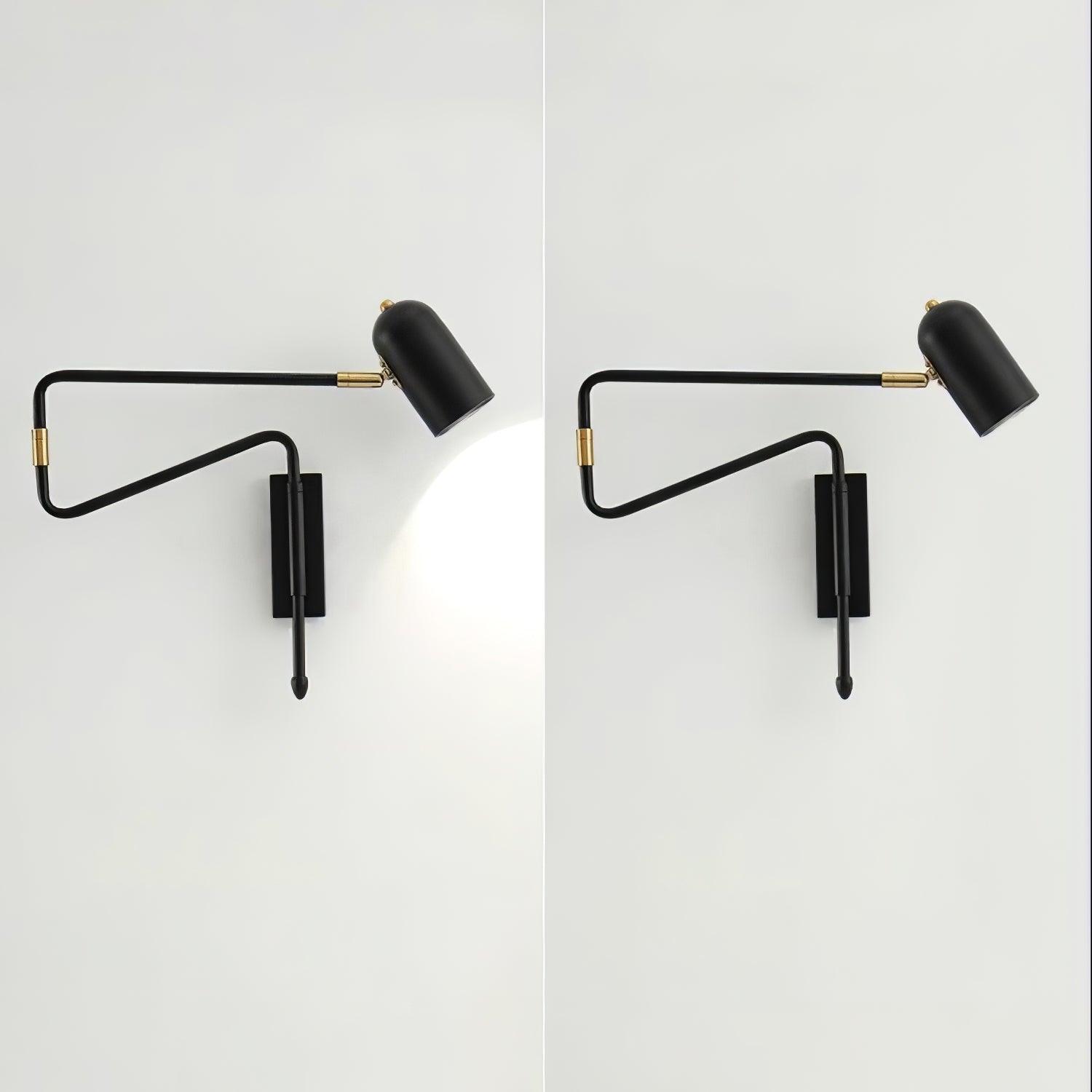 Ivar Adjustable Arm Plug In Wall Lamp