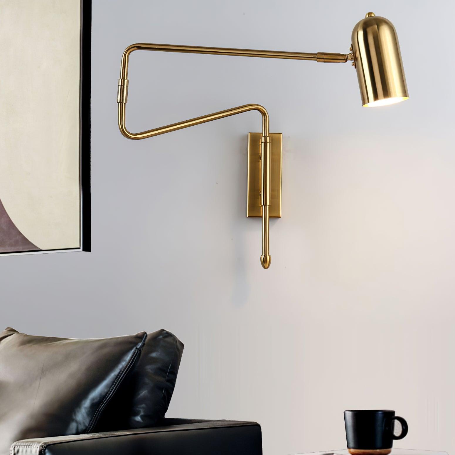 Ivar Adjustable Arm Plug In Wall Lamp