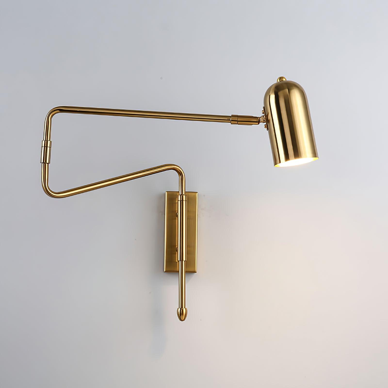 Ivar Adjustable Arm Plug In Wall Lamp