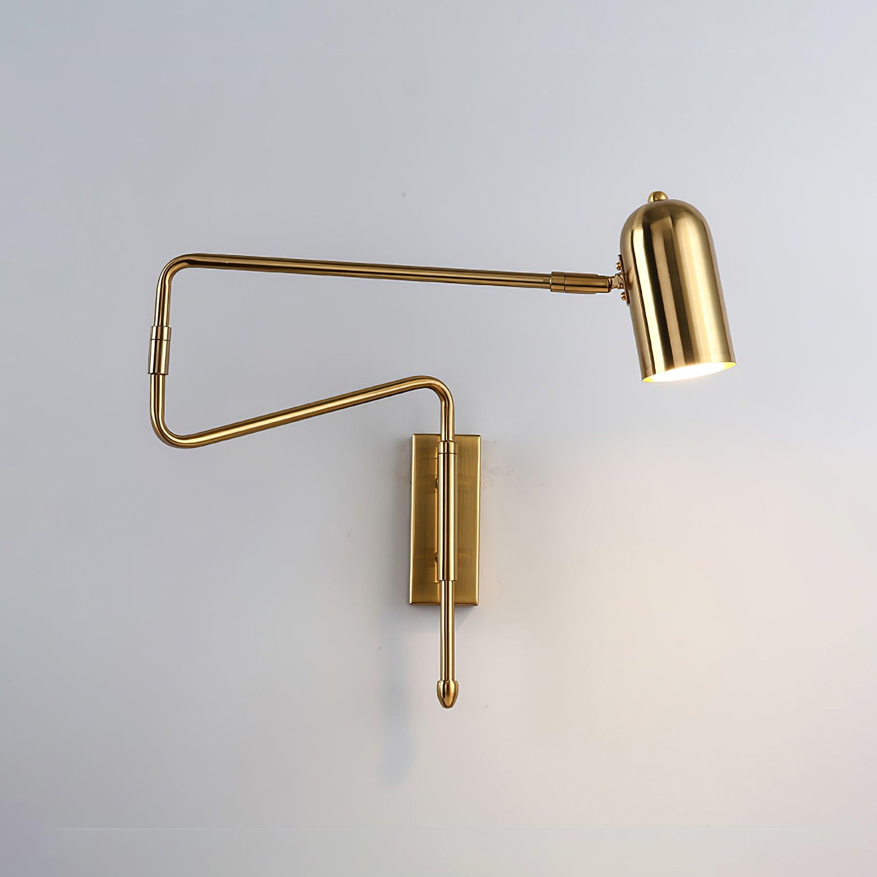 Ivar Adjustable Arm Plug In Wall Lamp