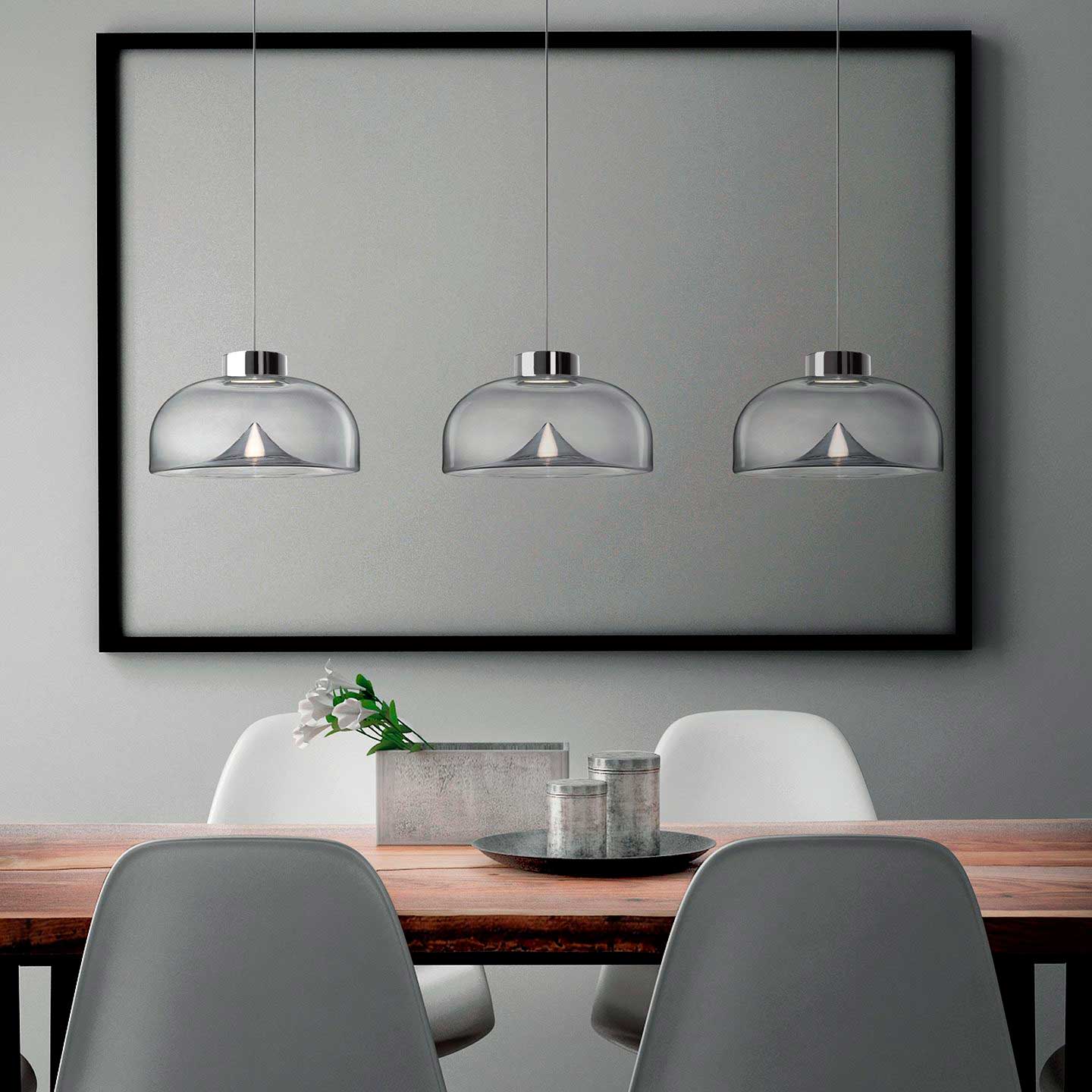 Aella Suspension en Verre Moderne Minimaliste