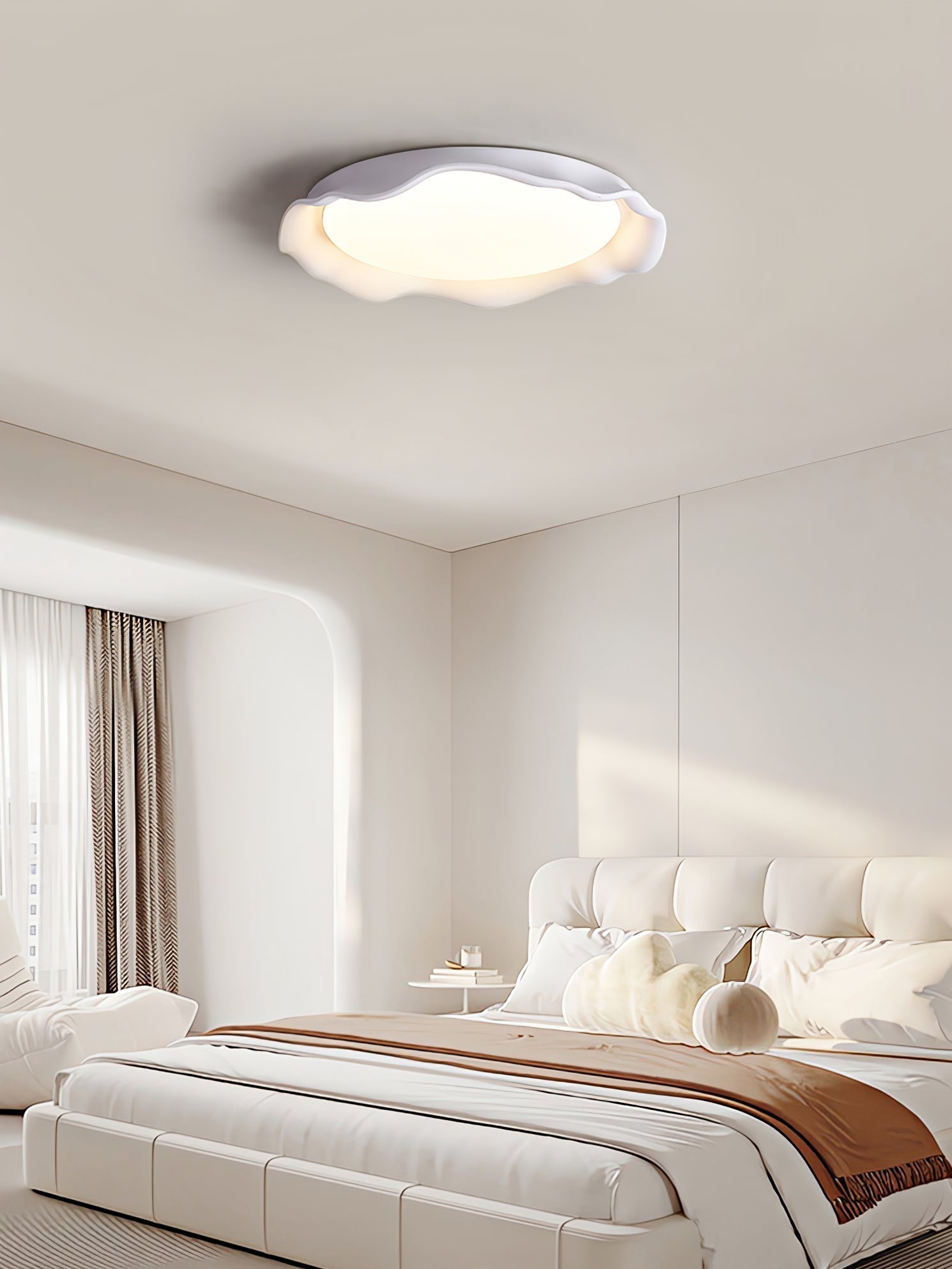 Idoraris Plafonnier en Microciment Moderne