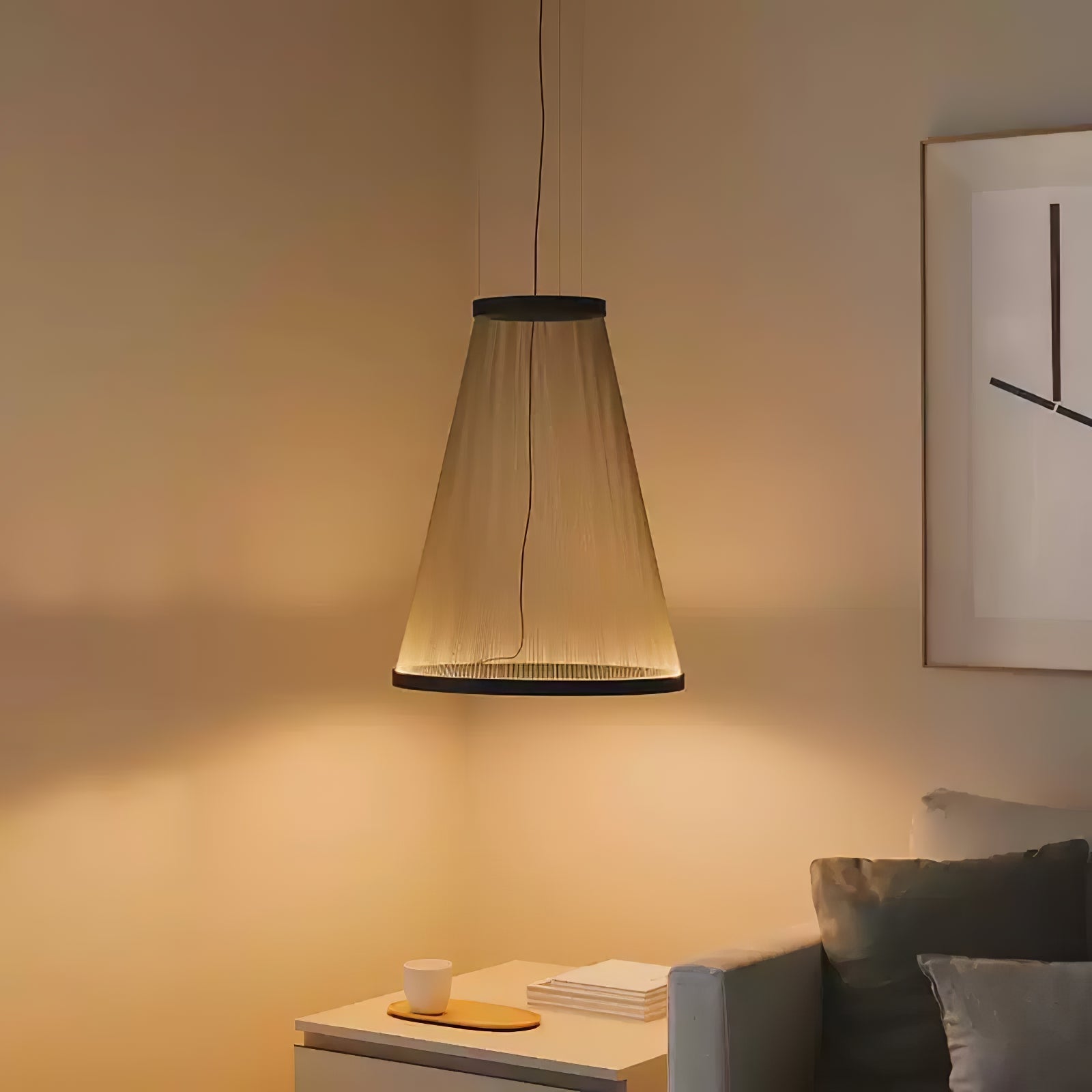 Cone Lampe Suspendue Minimaliste en Aluminium