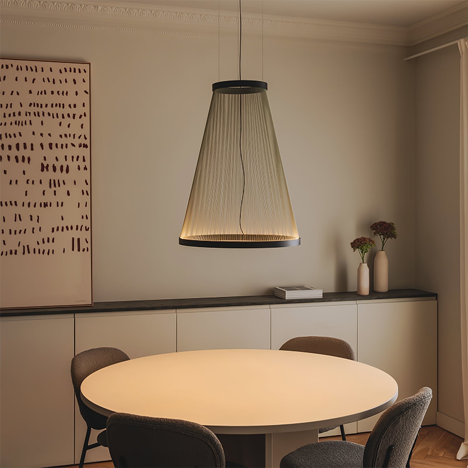 Cone Lampe Suspendue Minimaliste en Aluminium