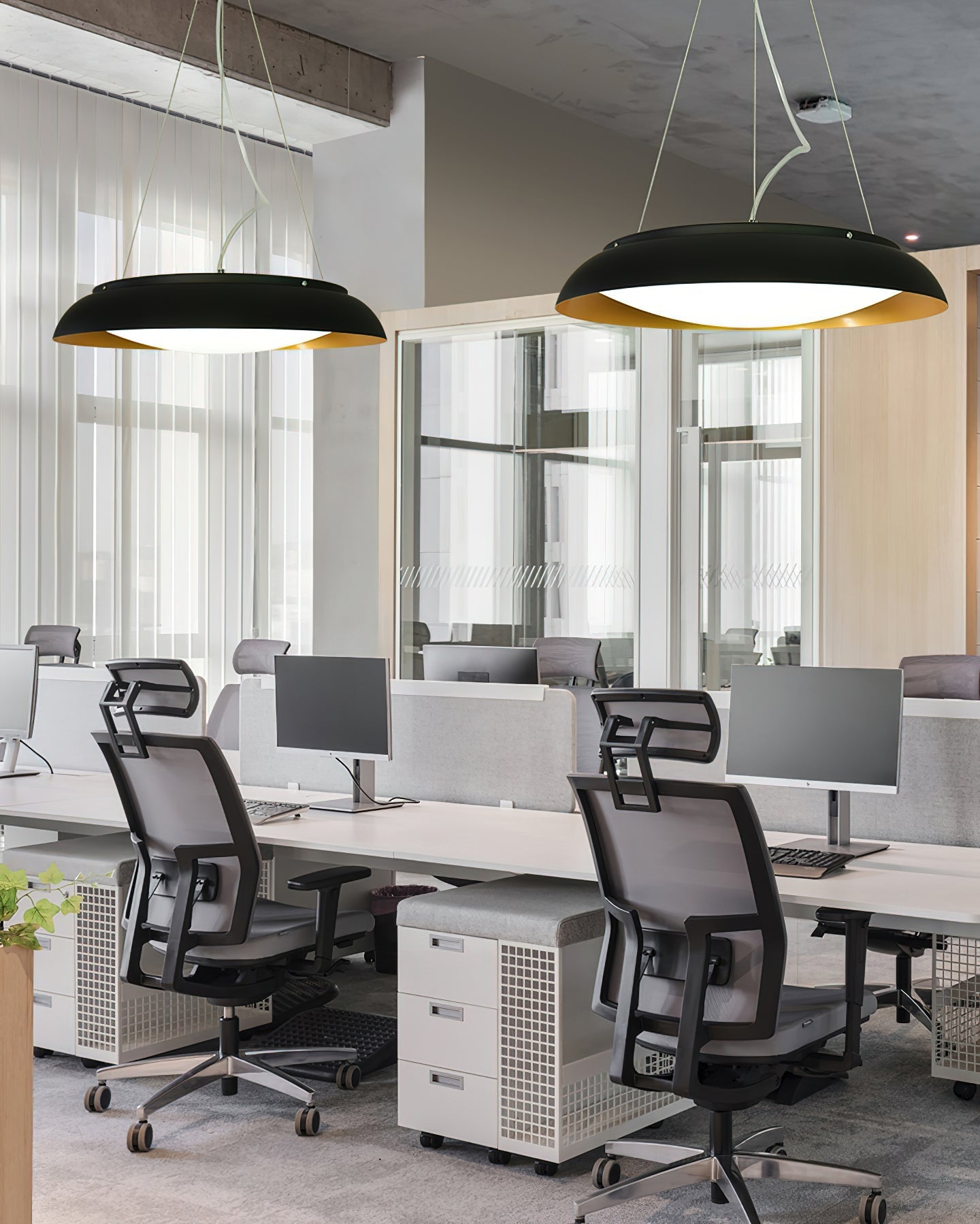 Avsolisra Moderne Minimaliste Suspension Lumière