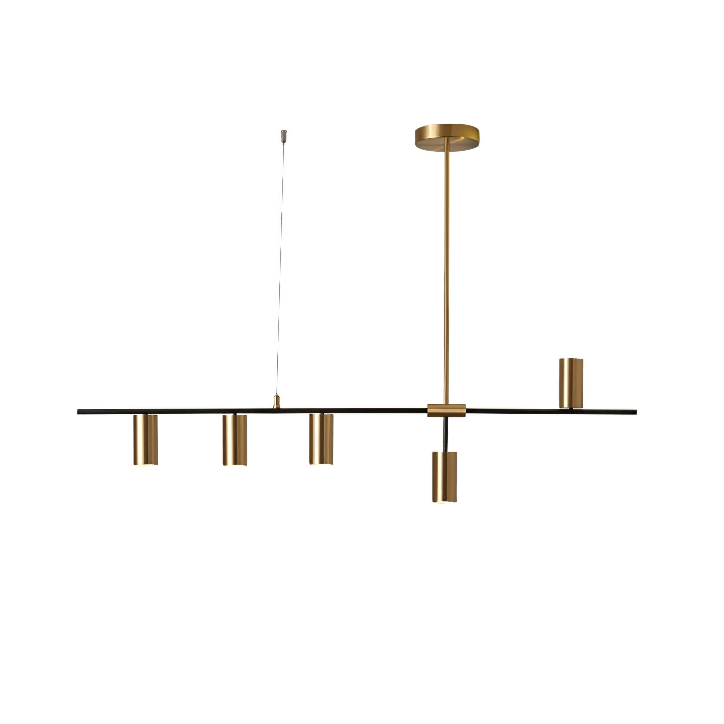 Lustra Lustre Laiton Linéaire Cassandra Élégant