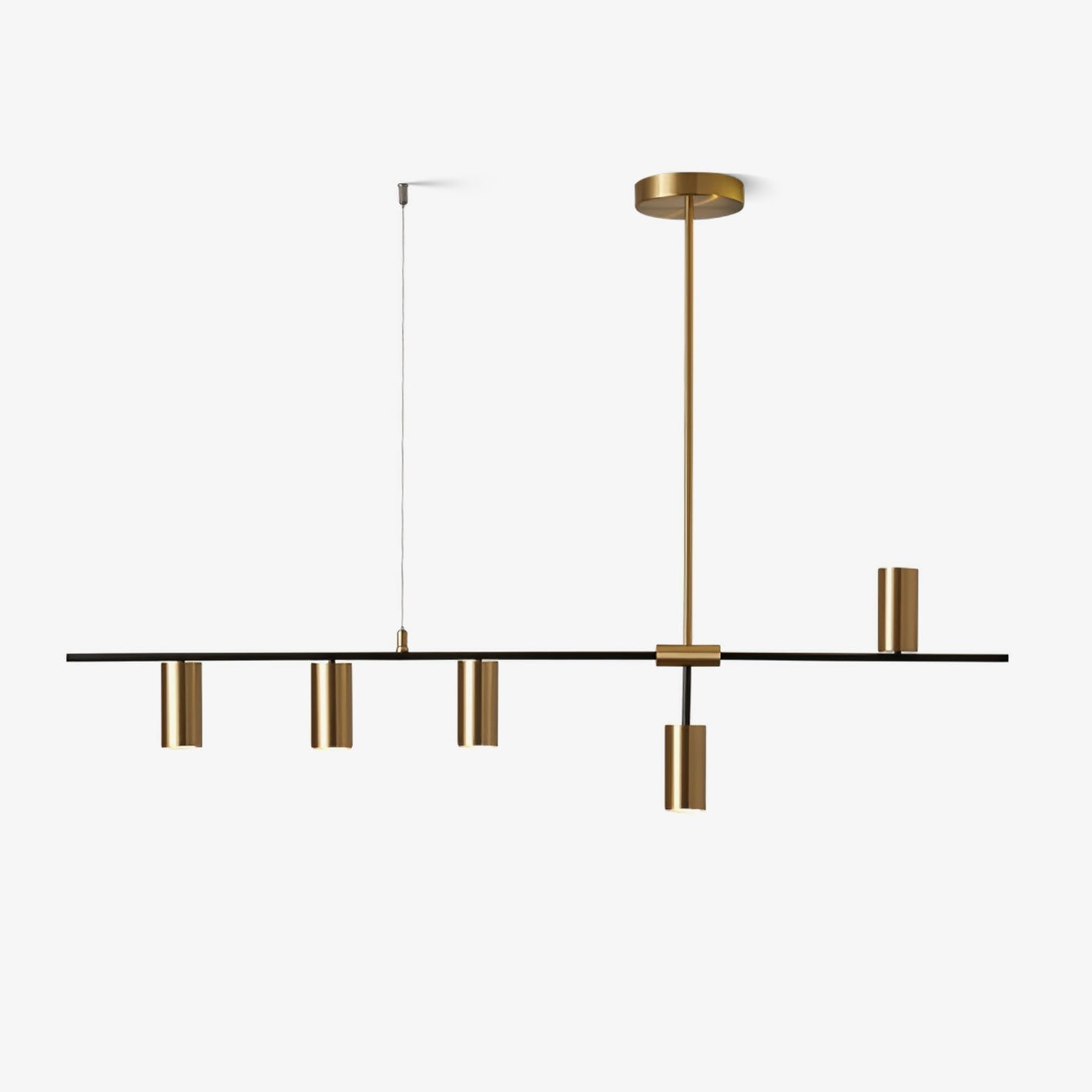 Lustra Lustre Laiton Linéaire Cassandra Élégant