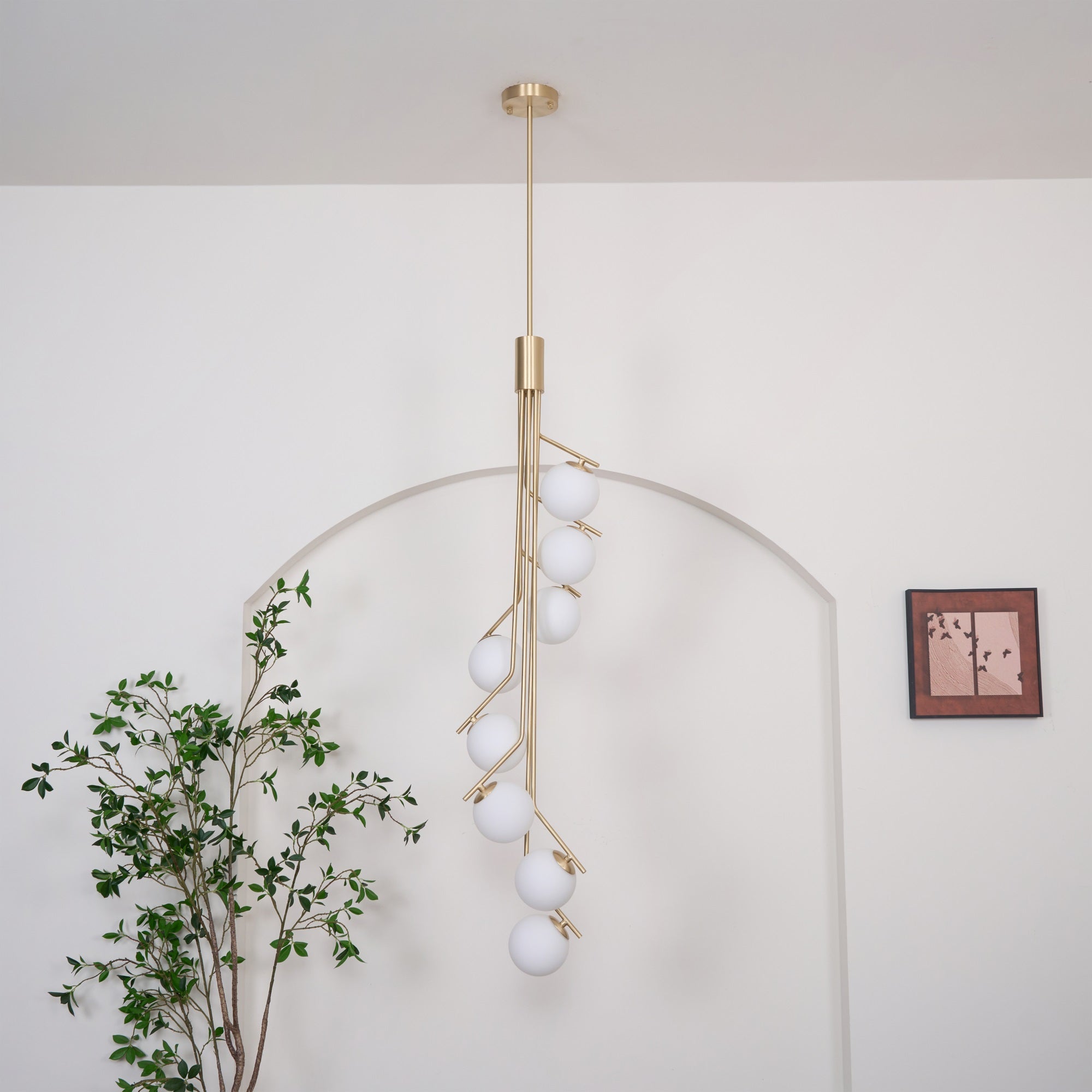 Ageet Suspension en Verre Moderne Minimaliste