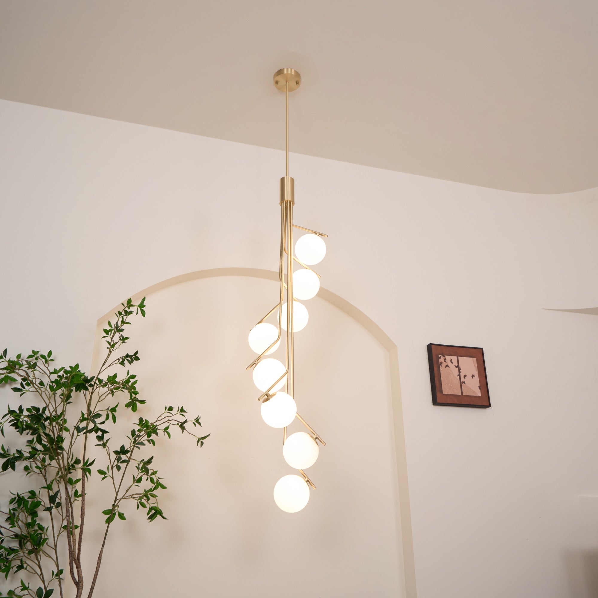 Ageet Suspension en Verre Moderne Minimaliste