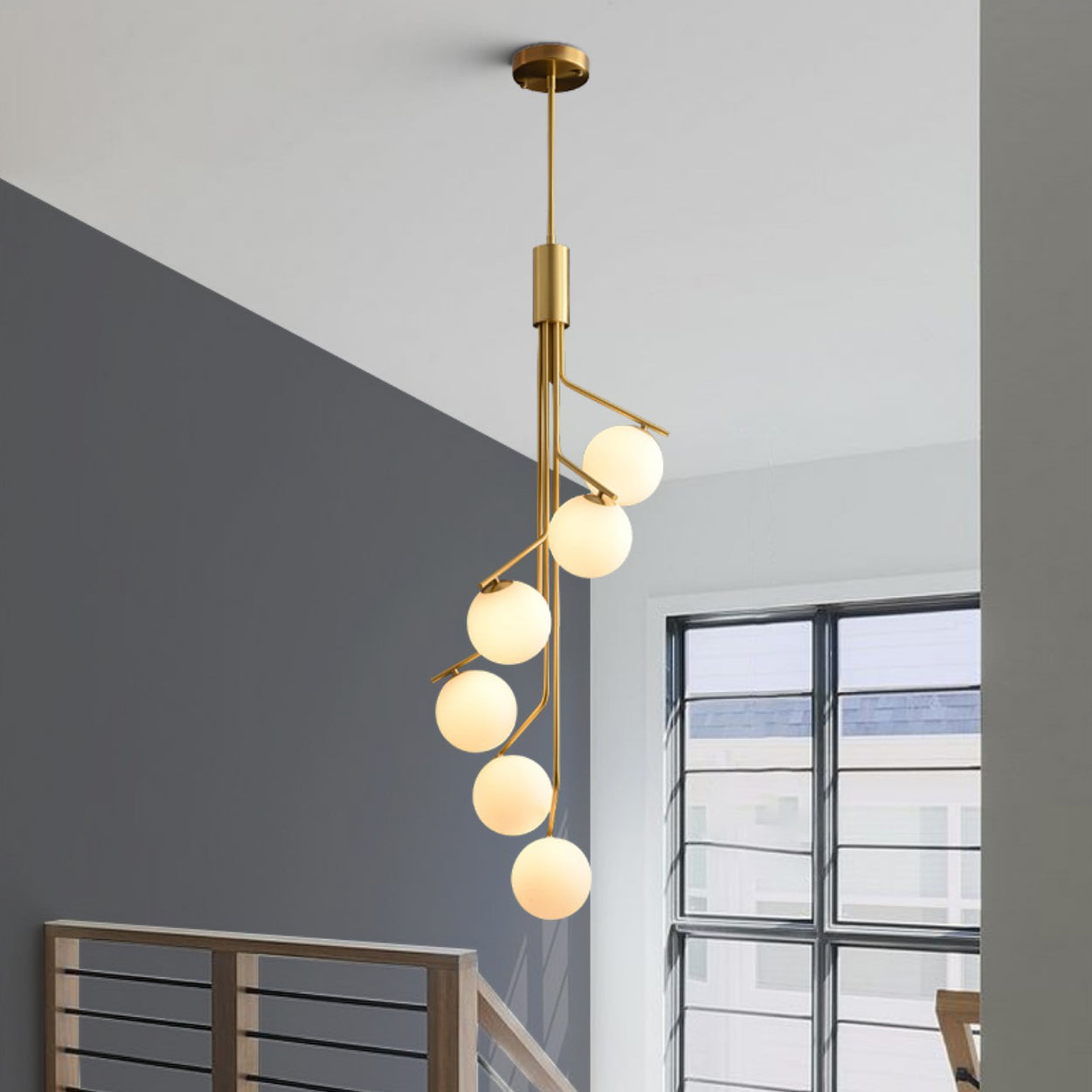 Ageet Suspension en Verre Moderne Minimaliste