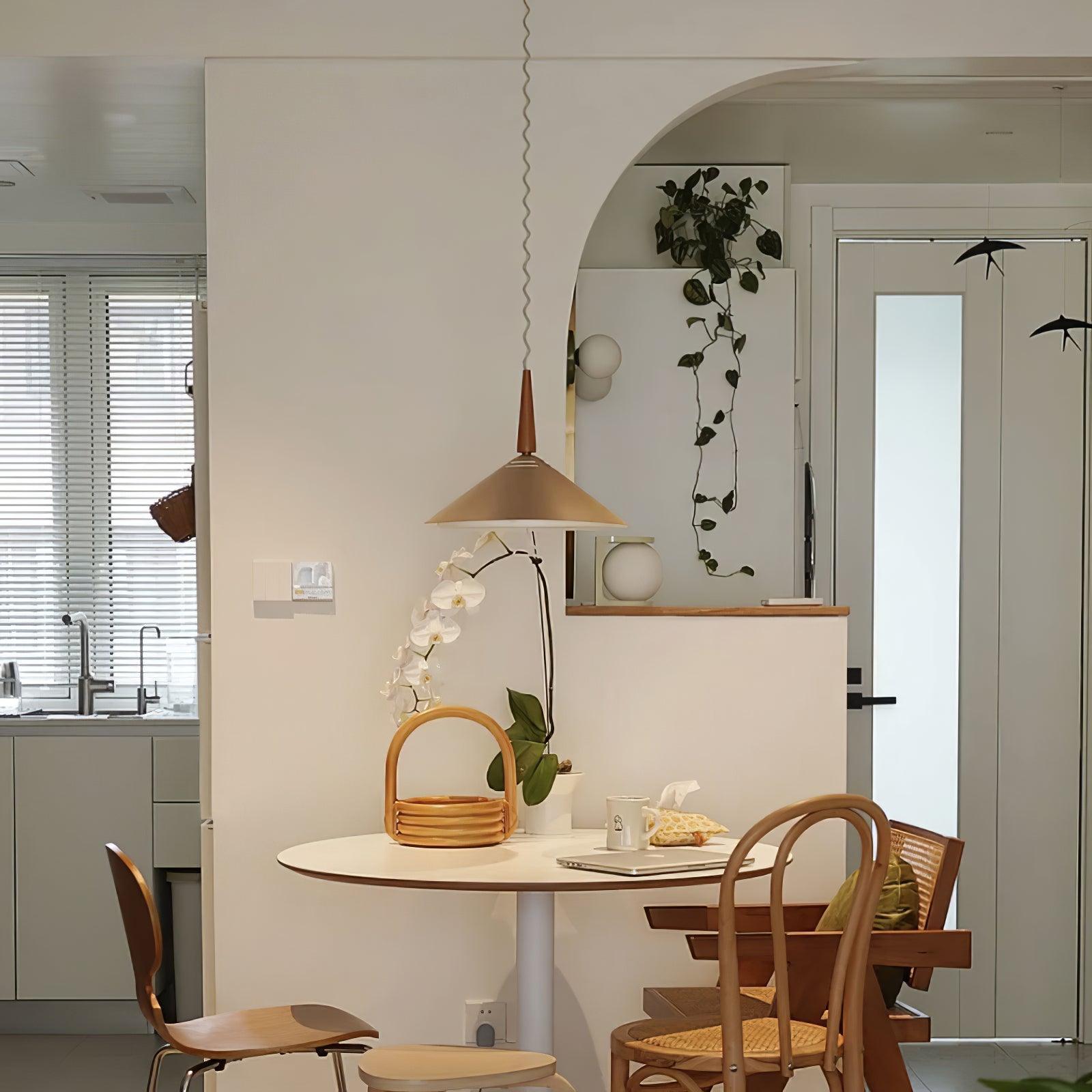 Agnes Lampe Suspension Rétro de Style Moderne Minimaliste