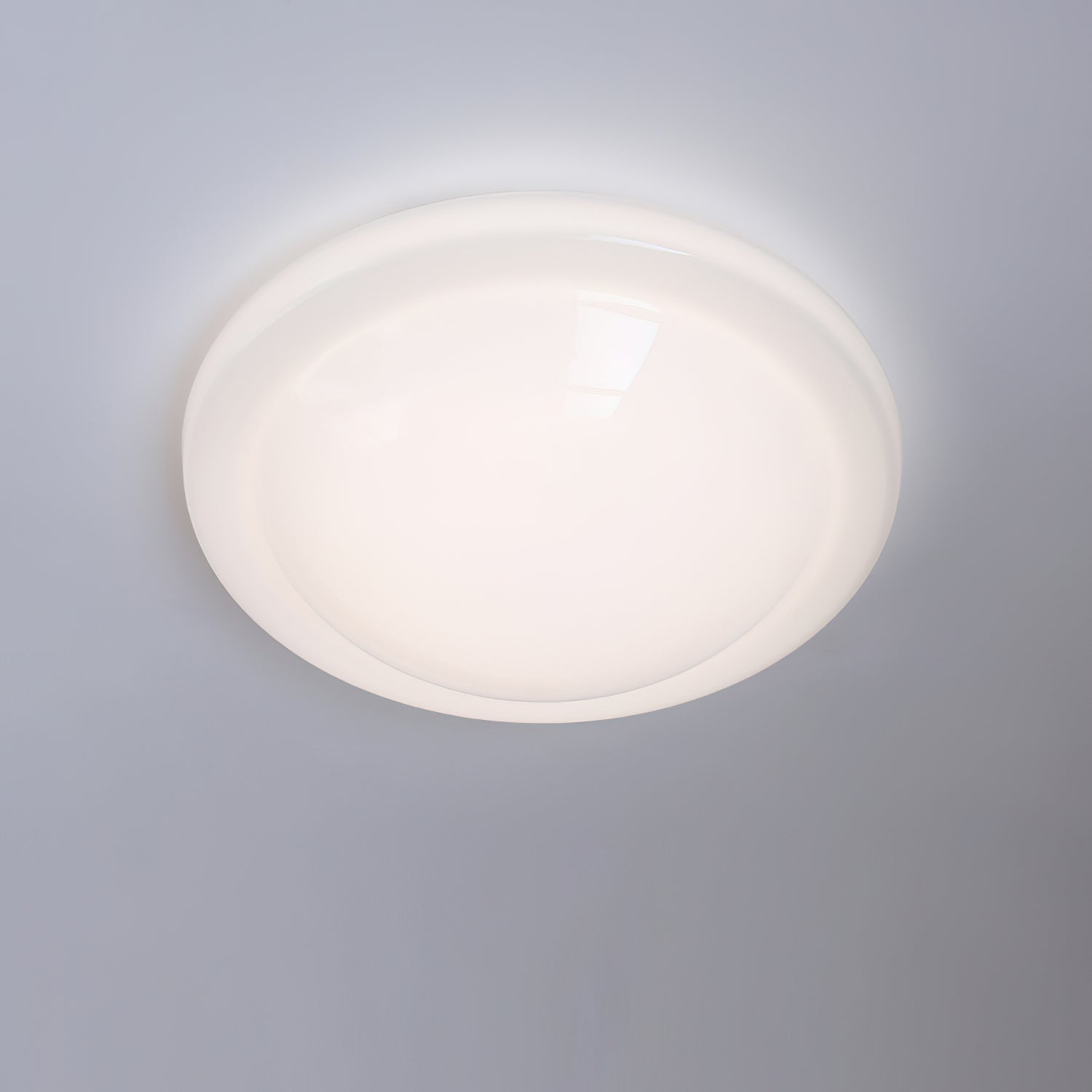 Aire Lustre Plafonnier Dôme en Verre Crème Lueur Douce