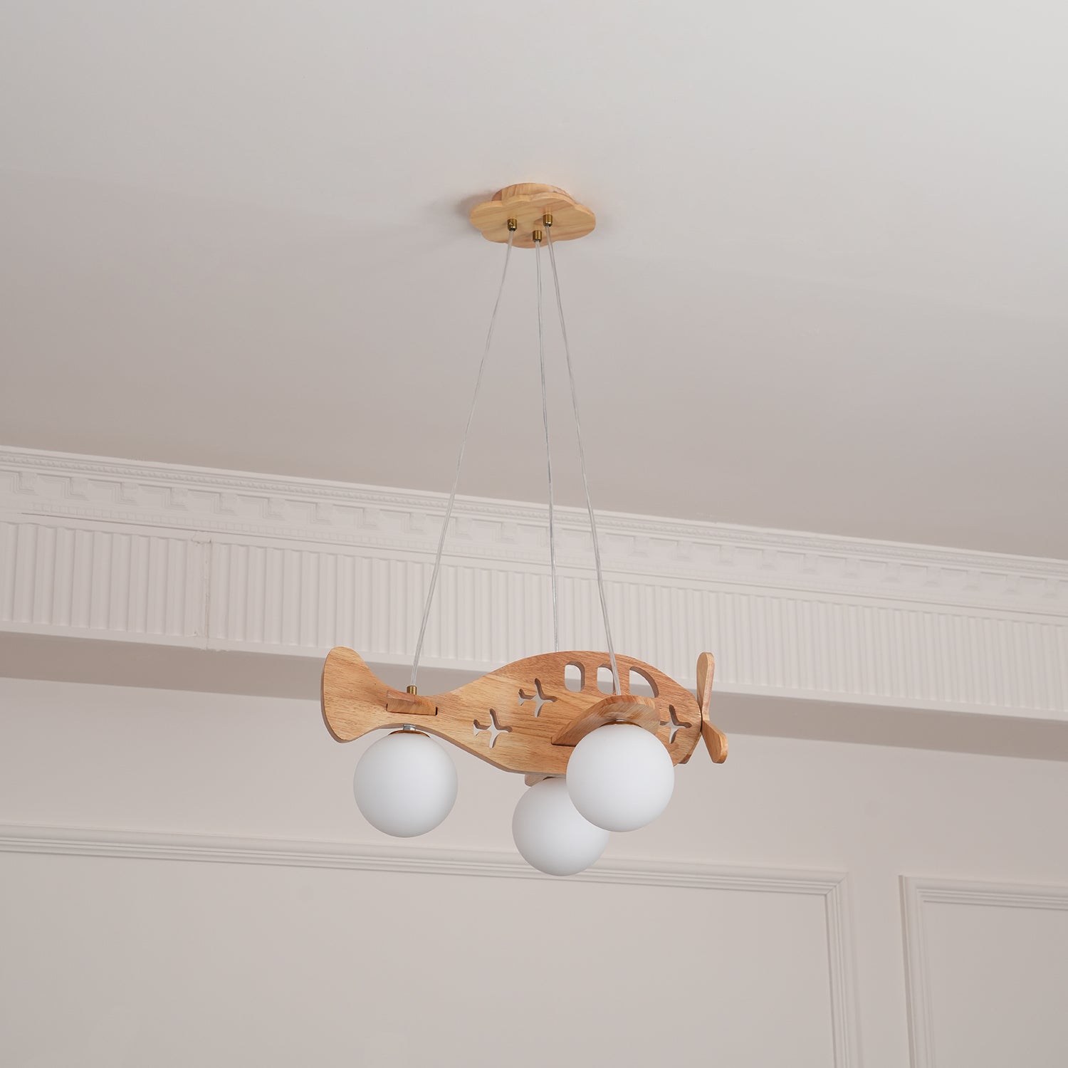 Virelith Suspension Artistique en Bois