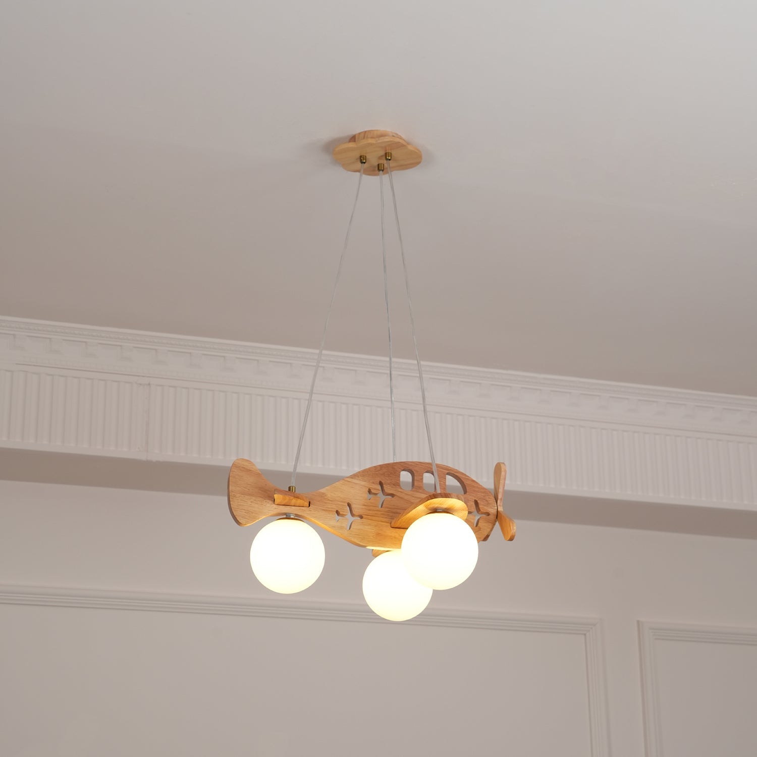 Virelith Suspension Artistique en Bois