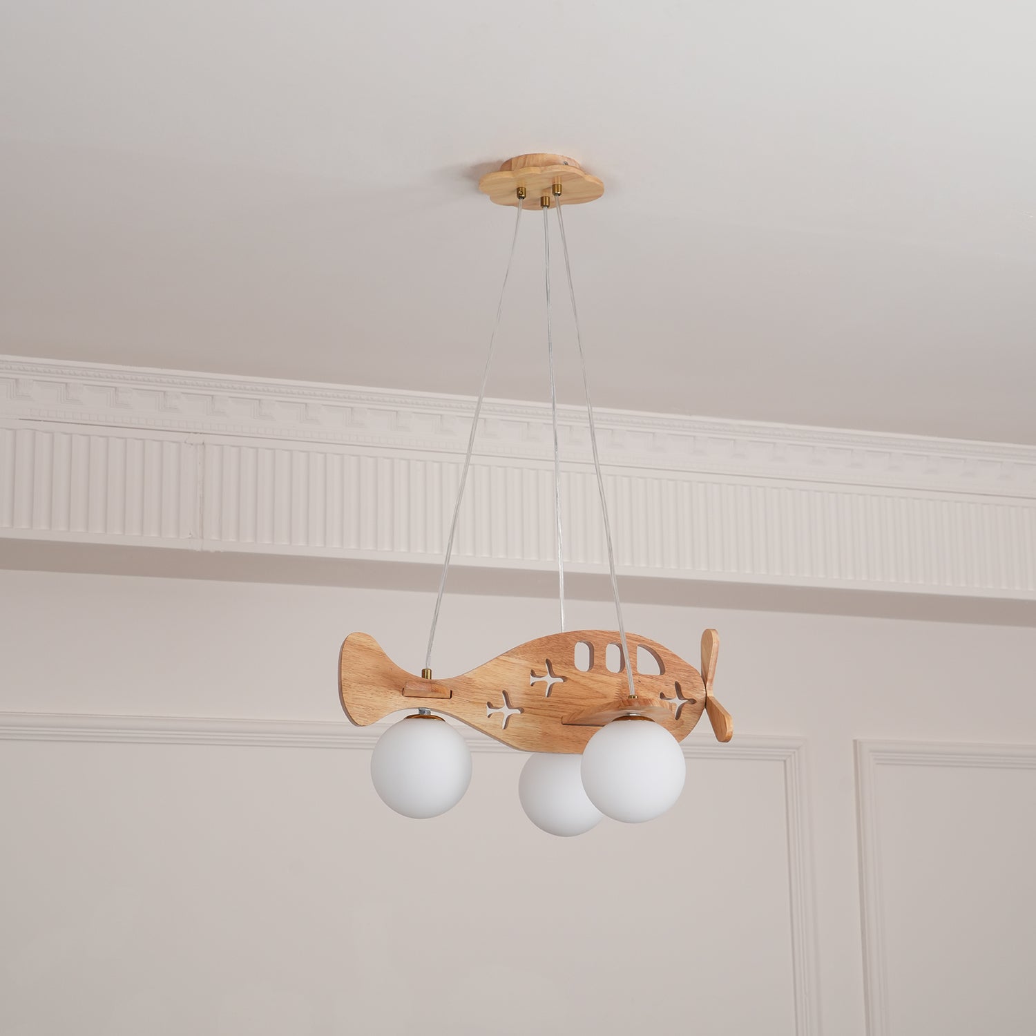 Virelith Suspension Artistique en Bois