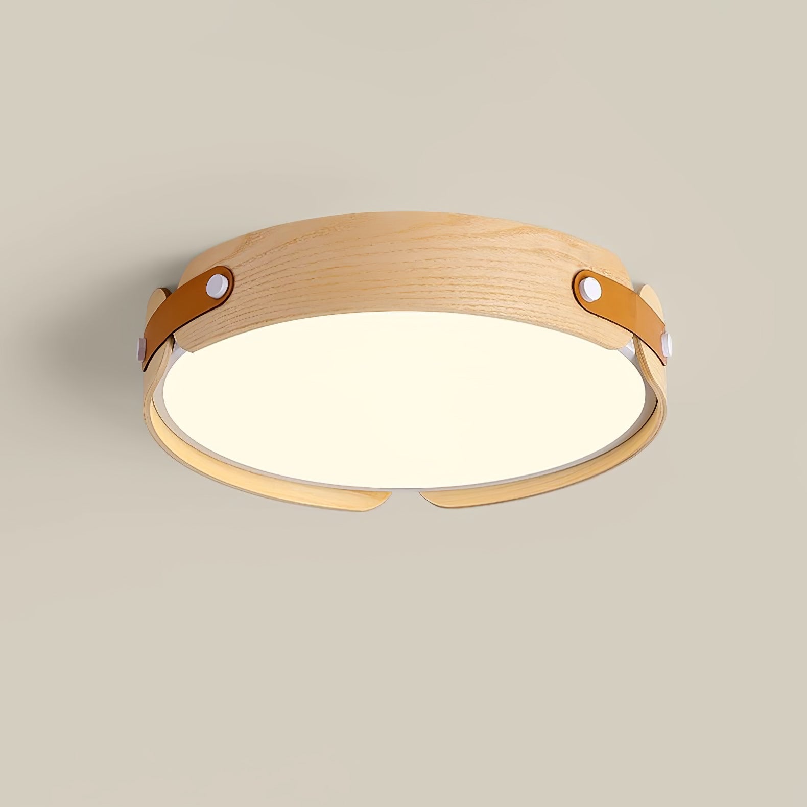 Echo Plafonnier en bois minimaliste moderne