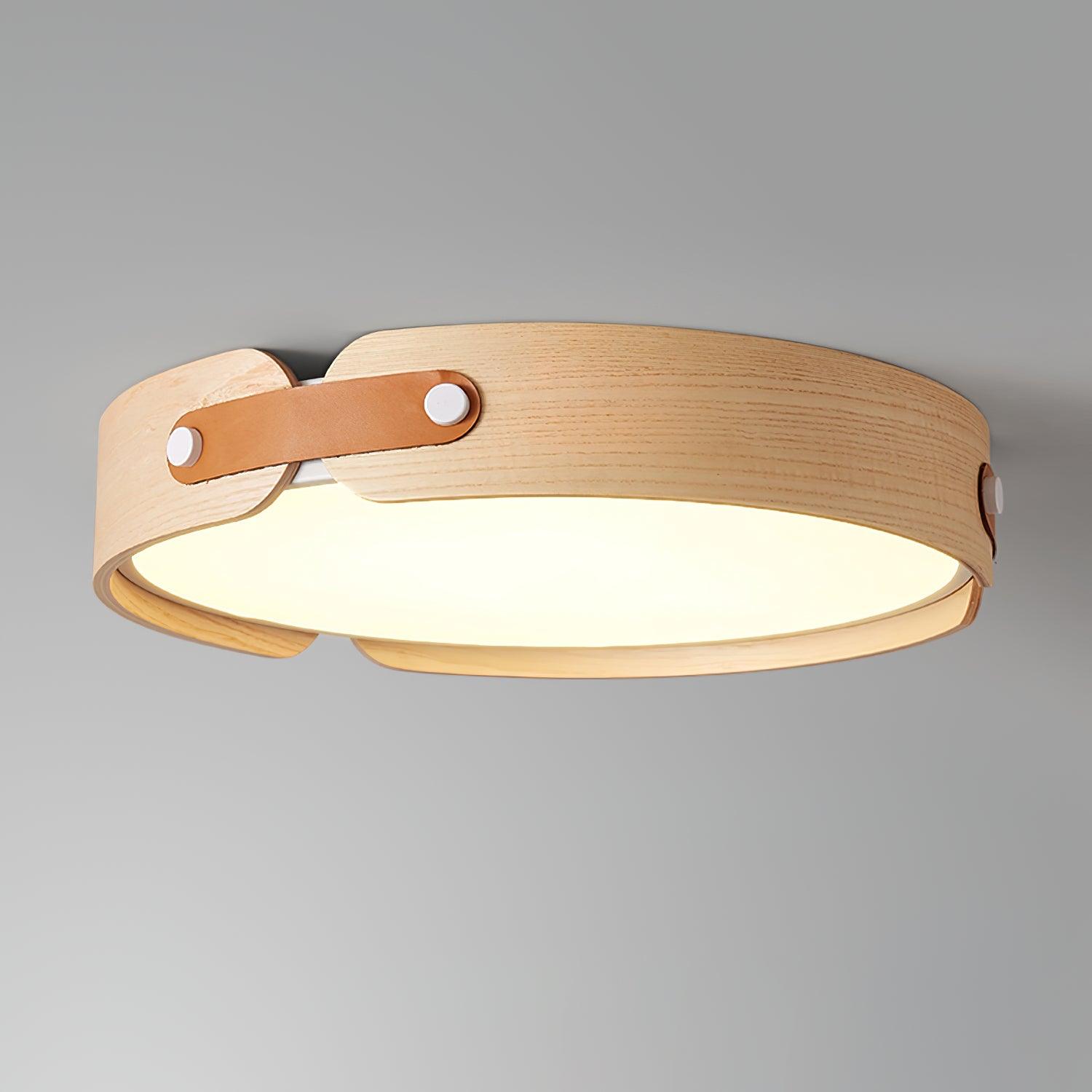 Echo Plafonnier en bois minimaliste moderne