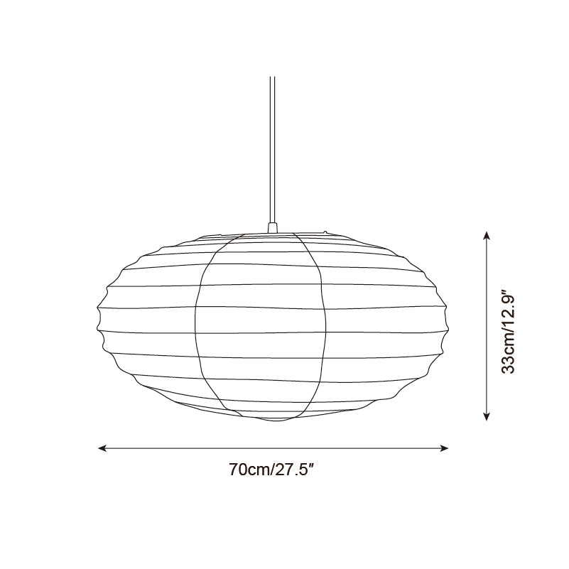 Akari Suspension Minimaliste en Papier Washi