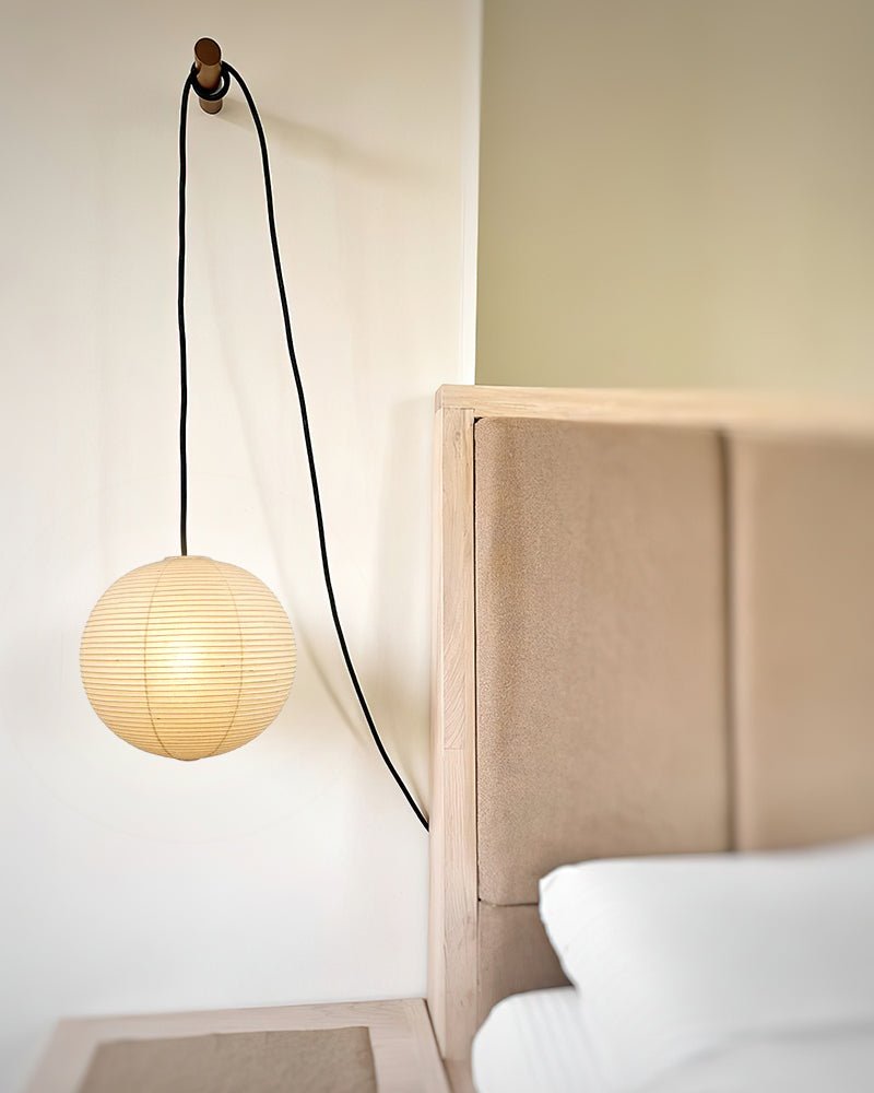 Pileo Lampe Suspension Lanterne en Papier Japonaise