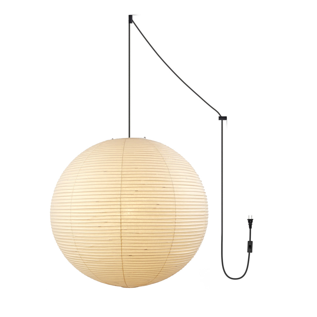 Pileo Lampe Suspension Lanterne en Papier Japonaise