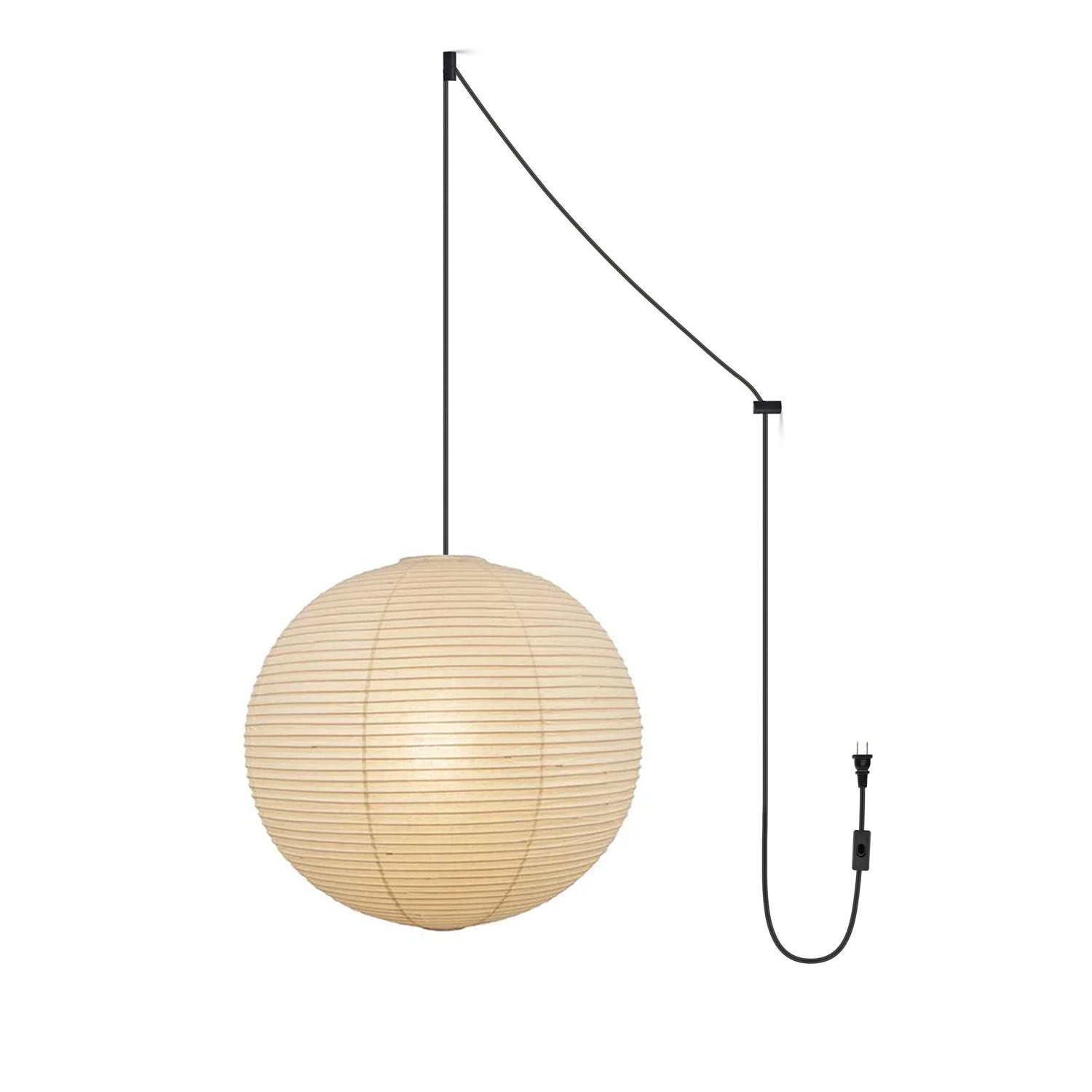 Pileo Lampe Suspension Lanterne en Papier Japonaise