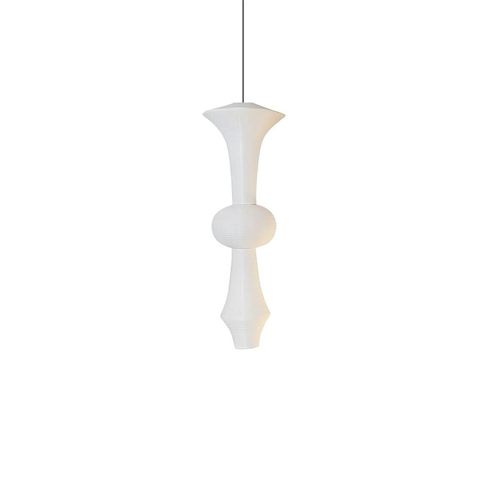 Zyora Lampe Suspendue Sculpturale en Papier