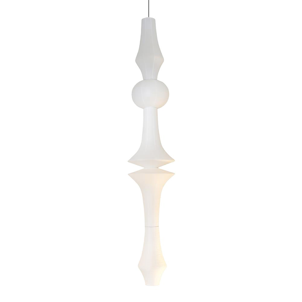 Zyora Lampe Suspendue Sculpturale en Papier
