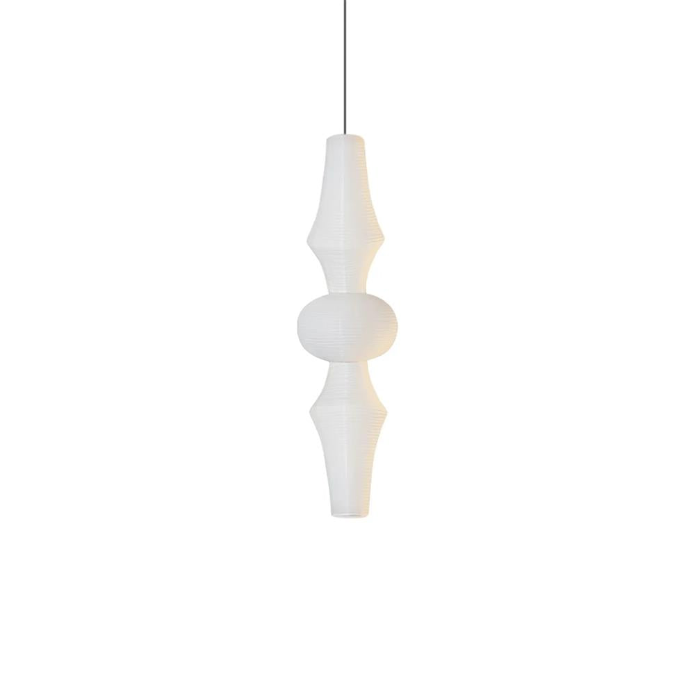 Zyora Lampe Suspendue Sculpturale en Papier