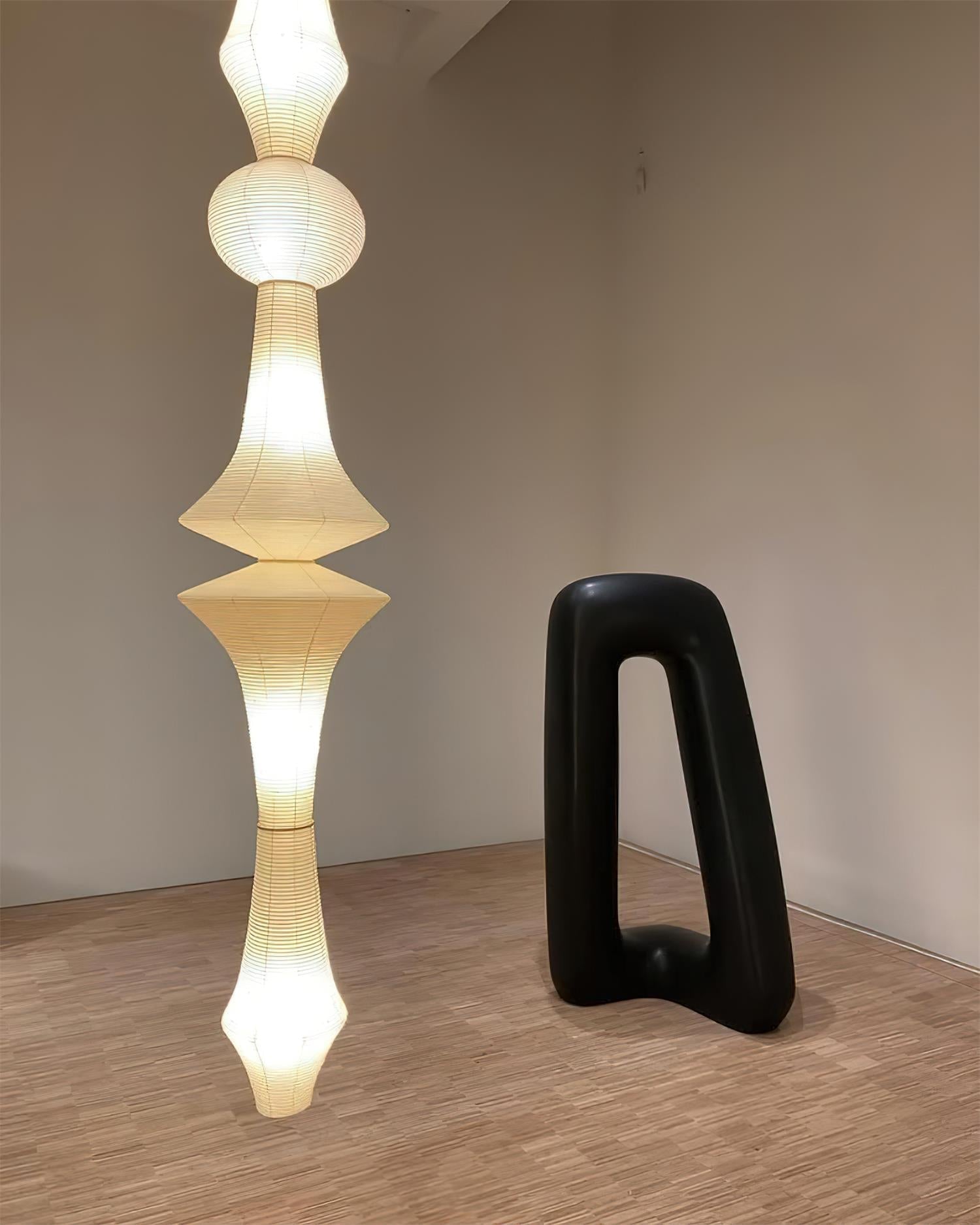 Zyora Lampe Suspendue Sculpturale en Papier