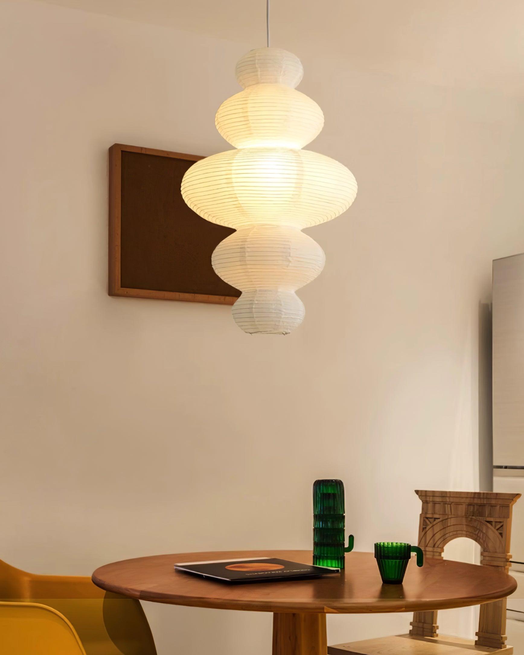 Akari Suspension Minimaliste en Bambou