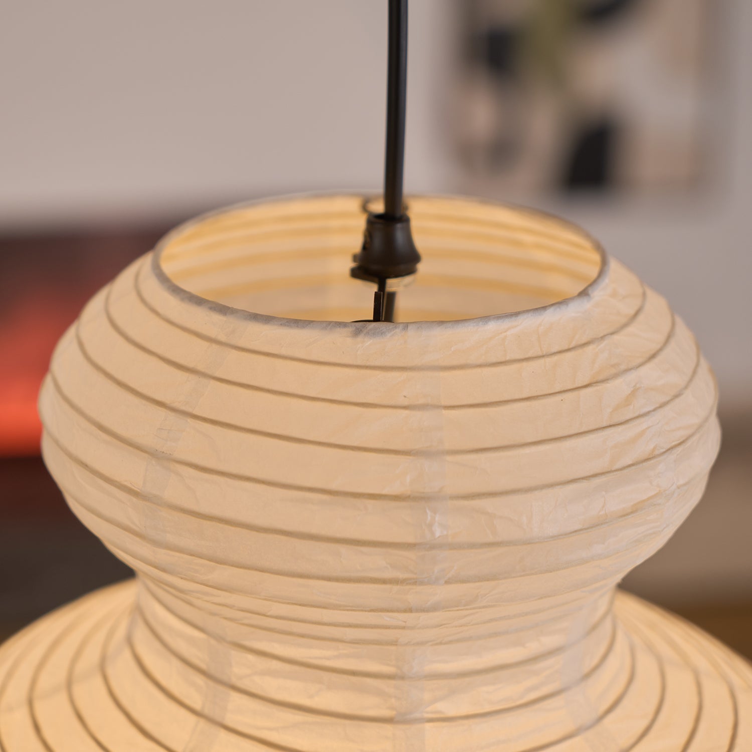 Akari Suspension Minimaliste en Bambou