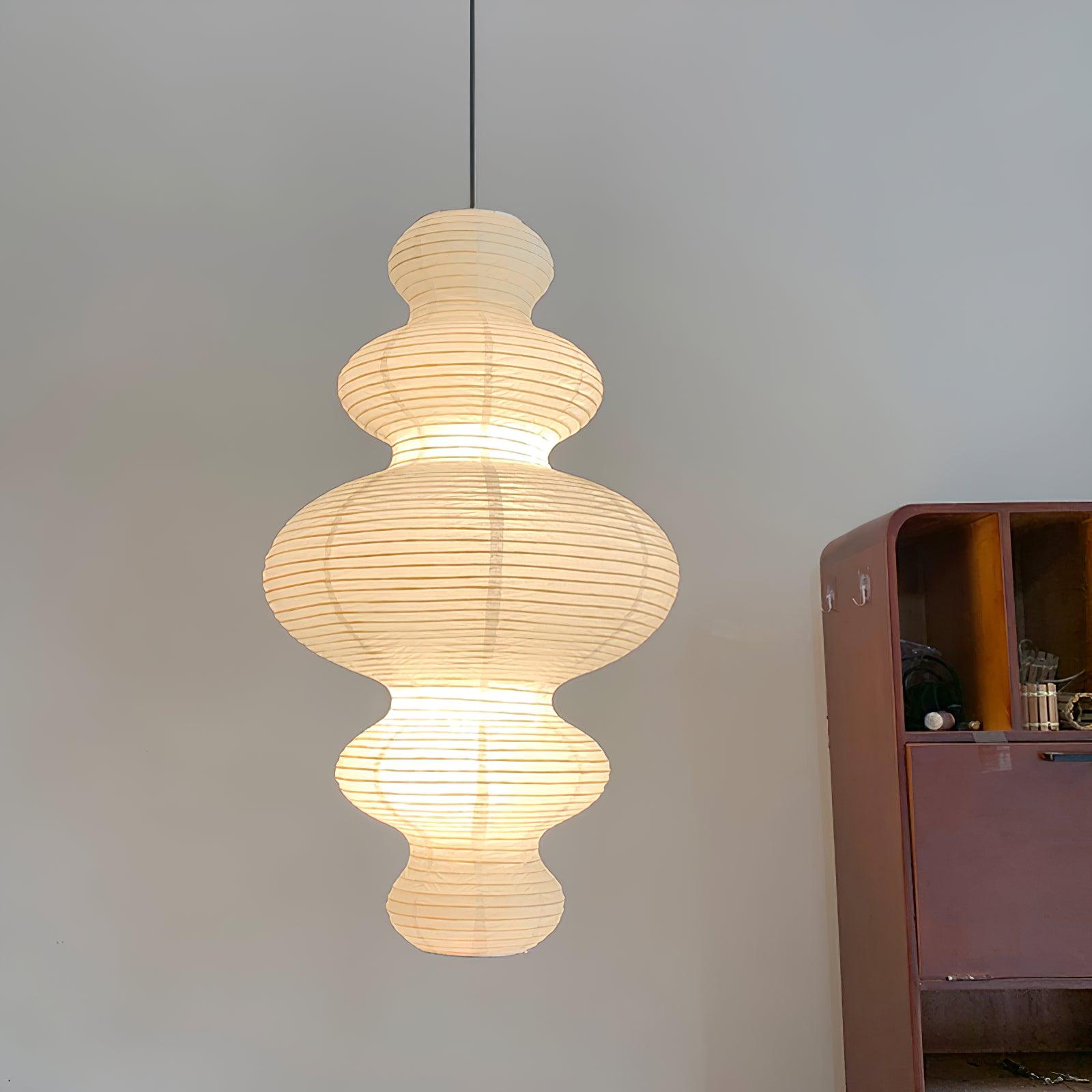 Akari Suspension Minimaliste en Bambou