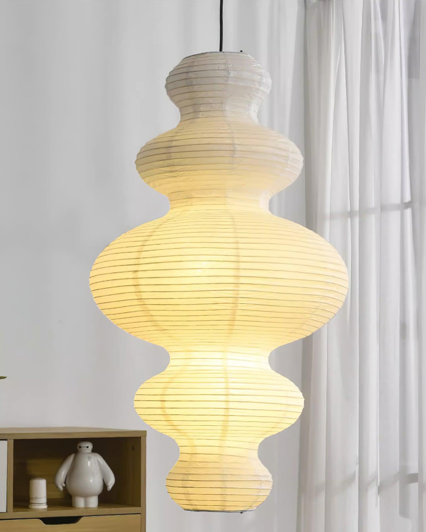 Akari Suspension Minimaliste en Bambou