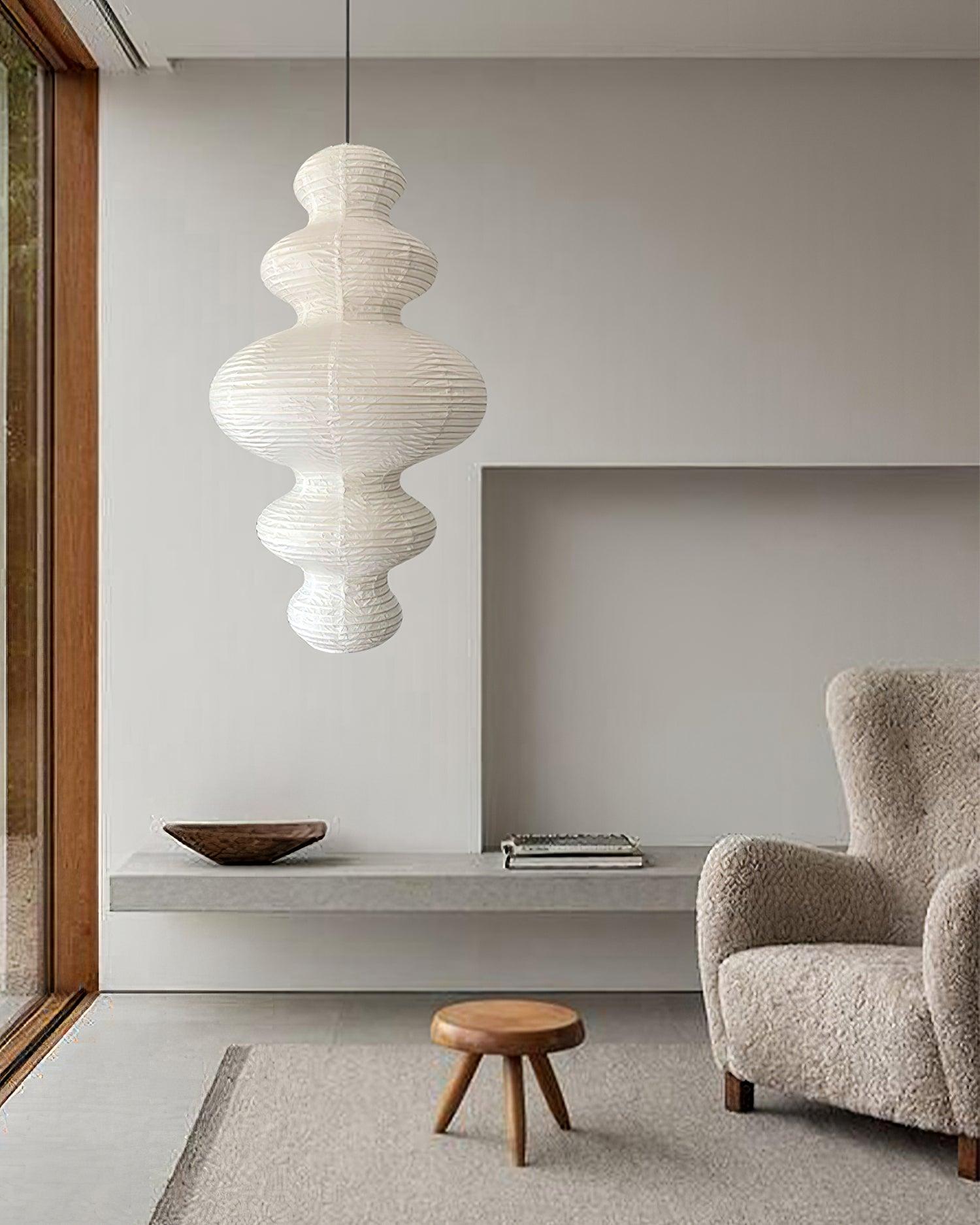 Akari Suspension Minimaliste en Bambou