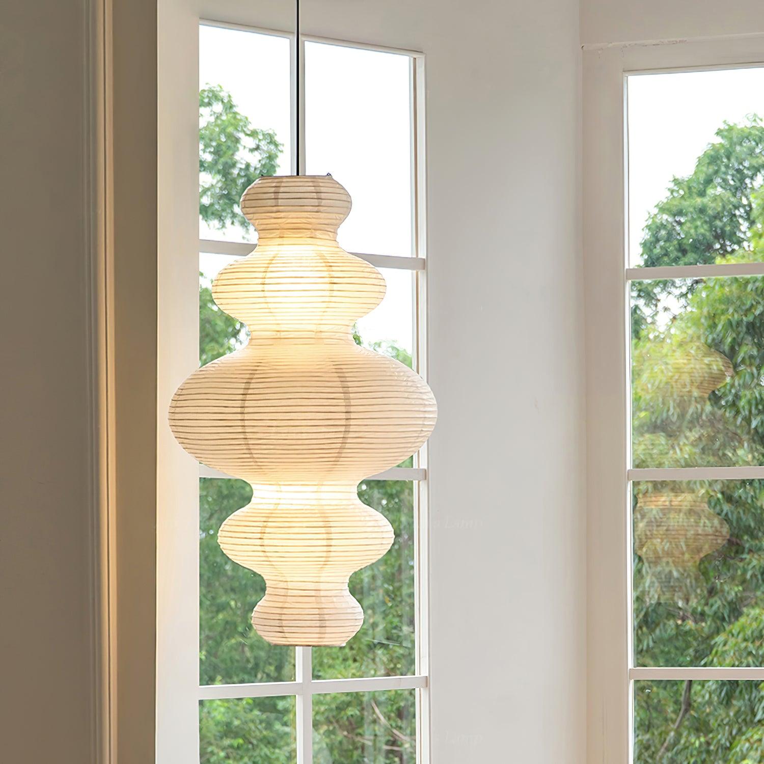 Akari Suspension Minimaliste en Bambou