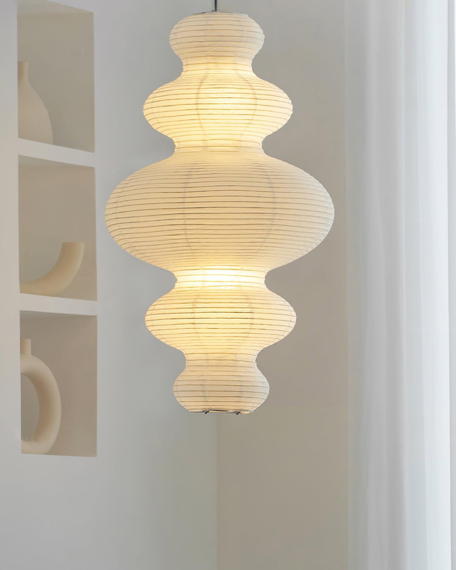 Akari Suspension Minimaliste en Bambou