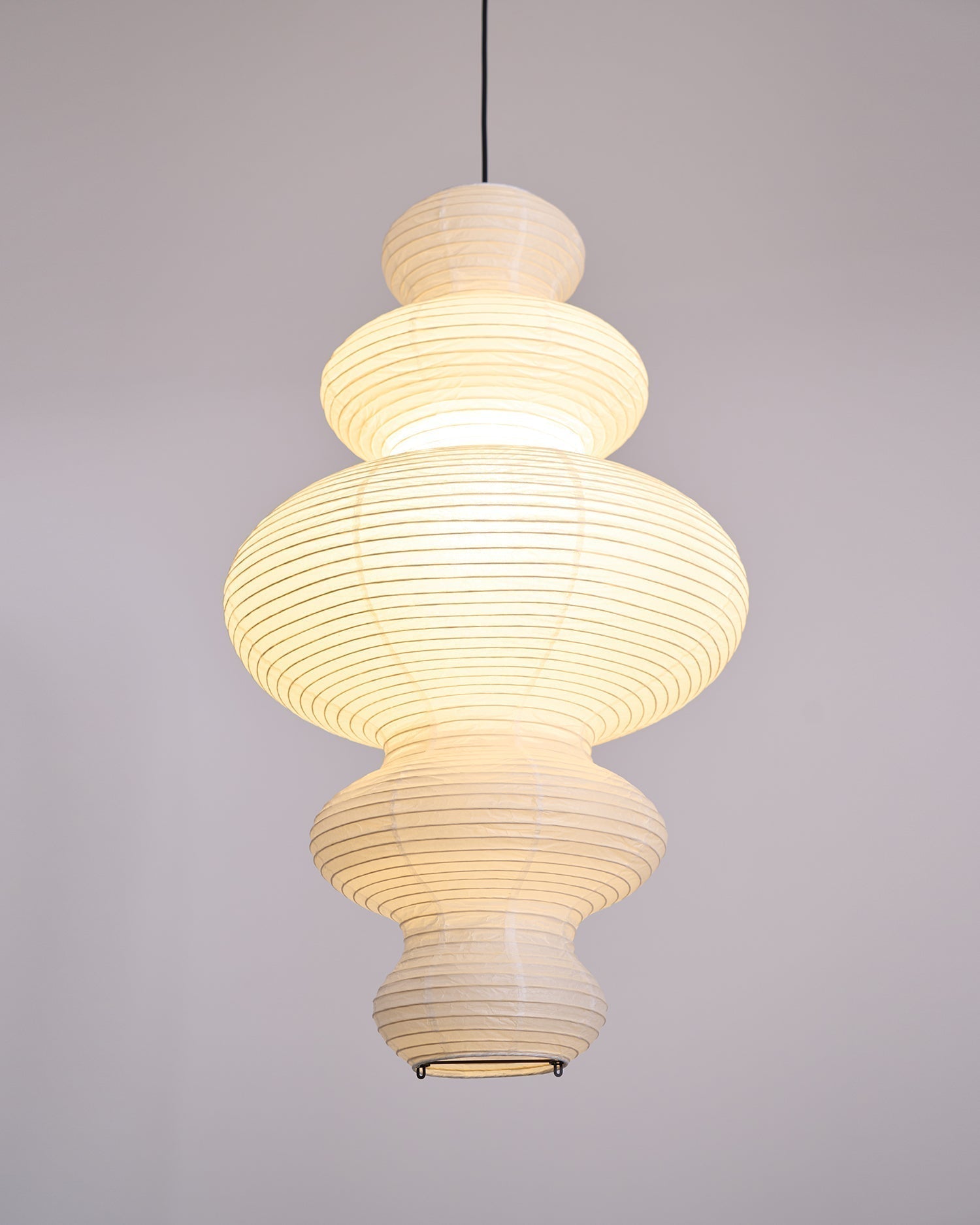 Akari Suspension Minimaliste en Bambou